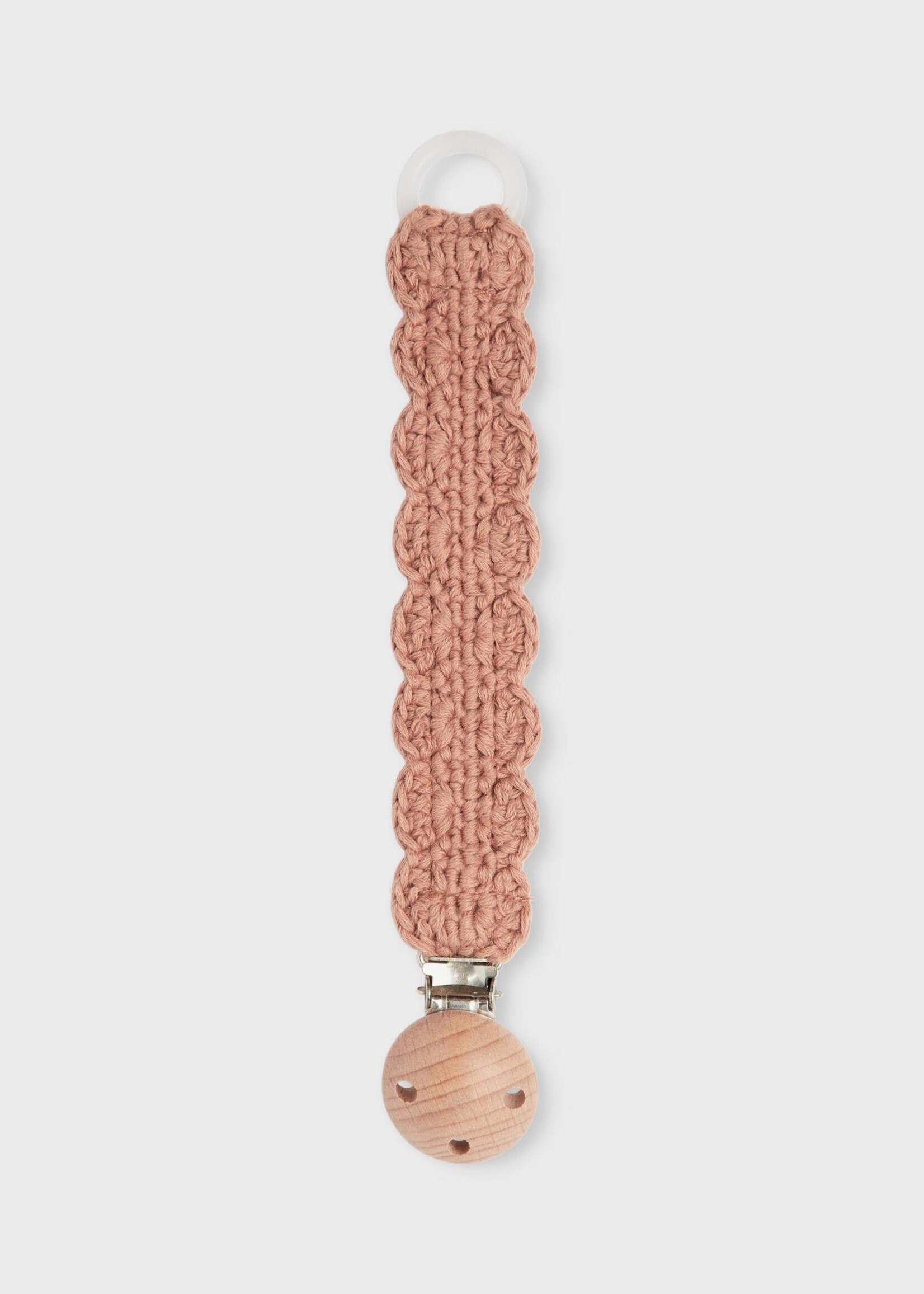 Lil Atelier Crochet speenkoord Mocha Mousse, Lill Atelier
