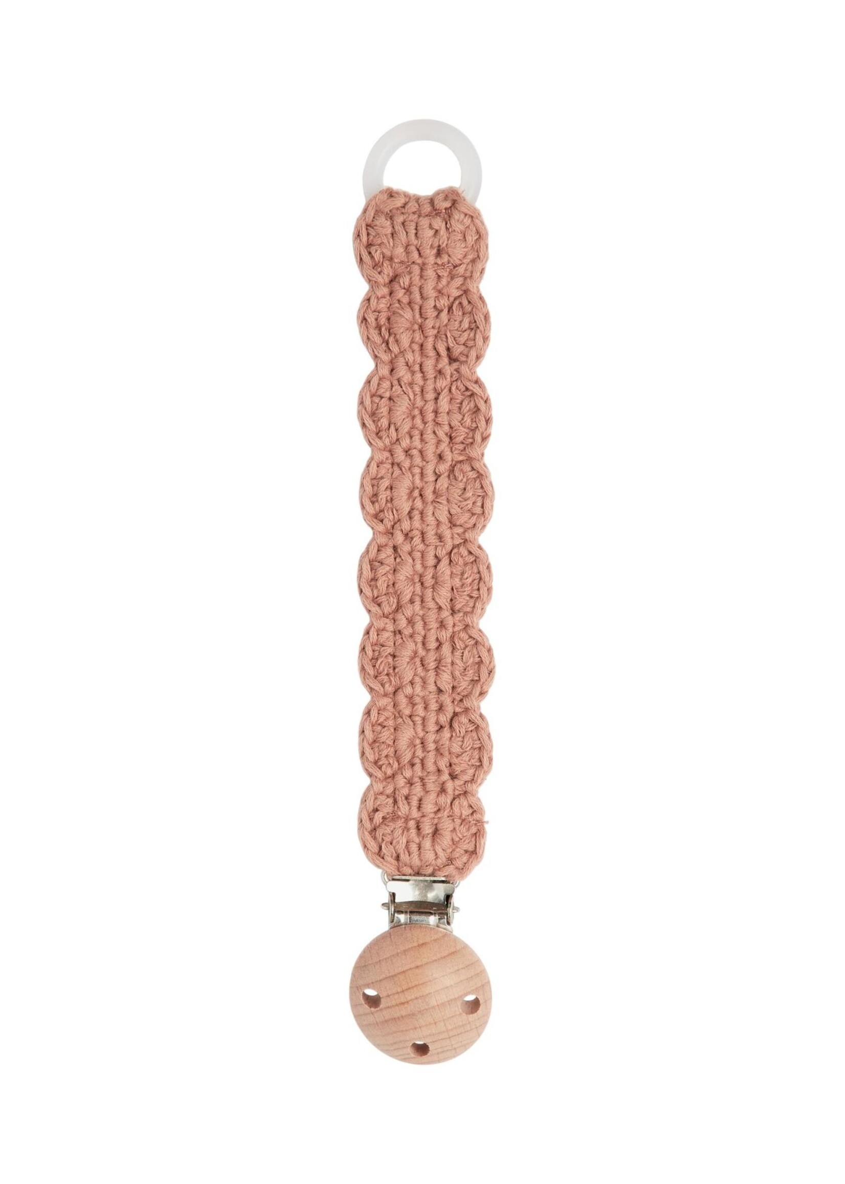 Lil Atelier Crochet speenkoord Mocha Mousse, Lill Atelier