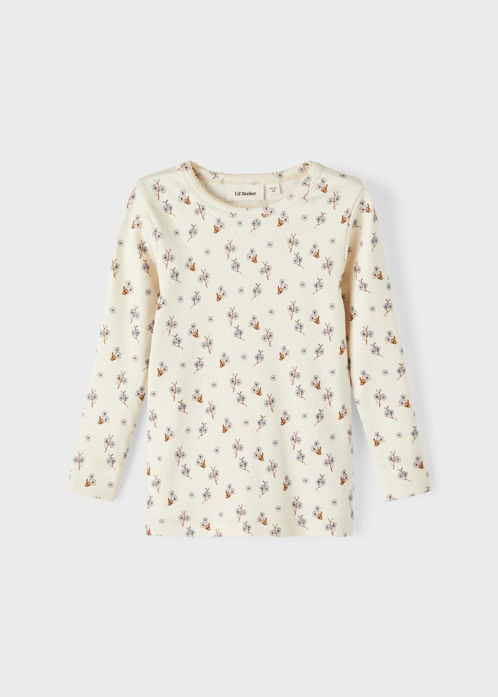 Lil Atelier Gaya slim top turtledove, Lil Atelier
