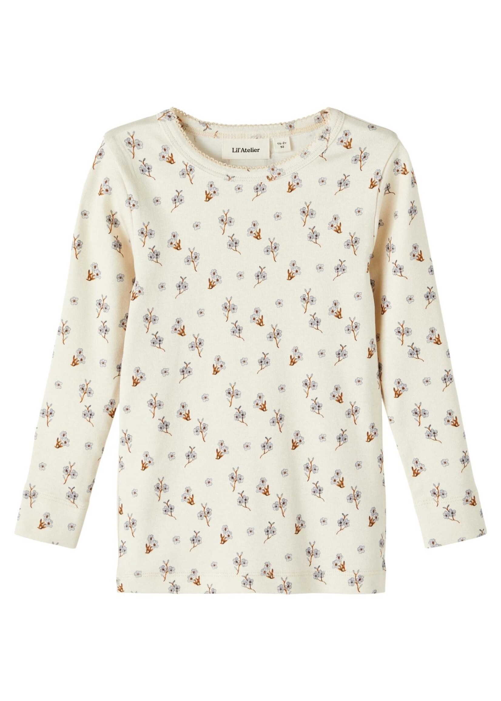 Lil Atelier Gaya slim top turtledove, Lil Atelier