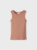 Lil Atelier Rachel slim top Mocha mousse, Lil Atelier