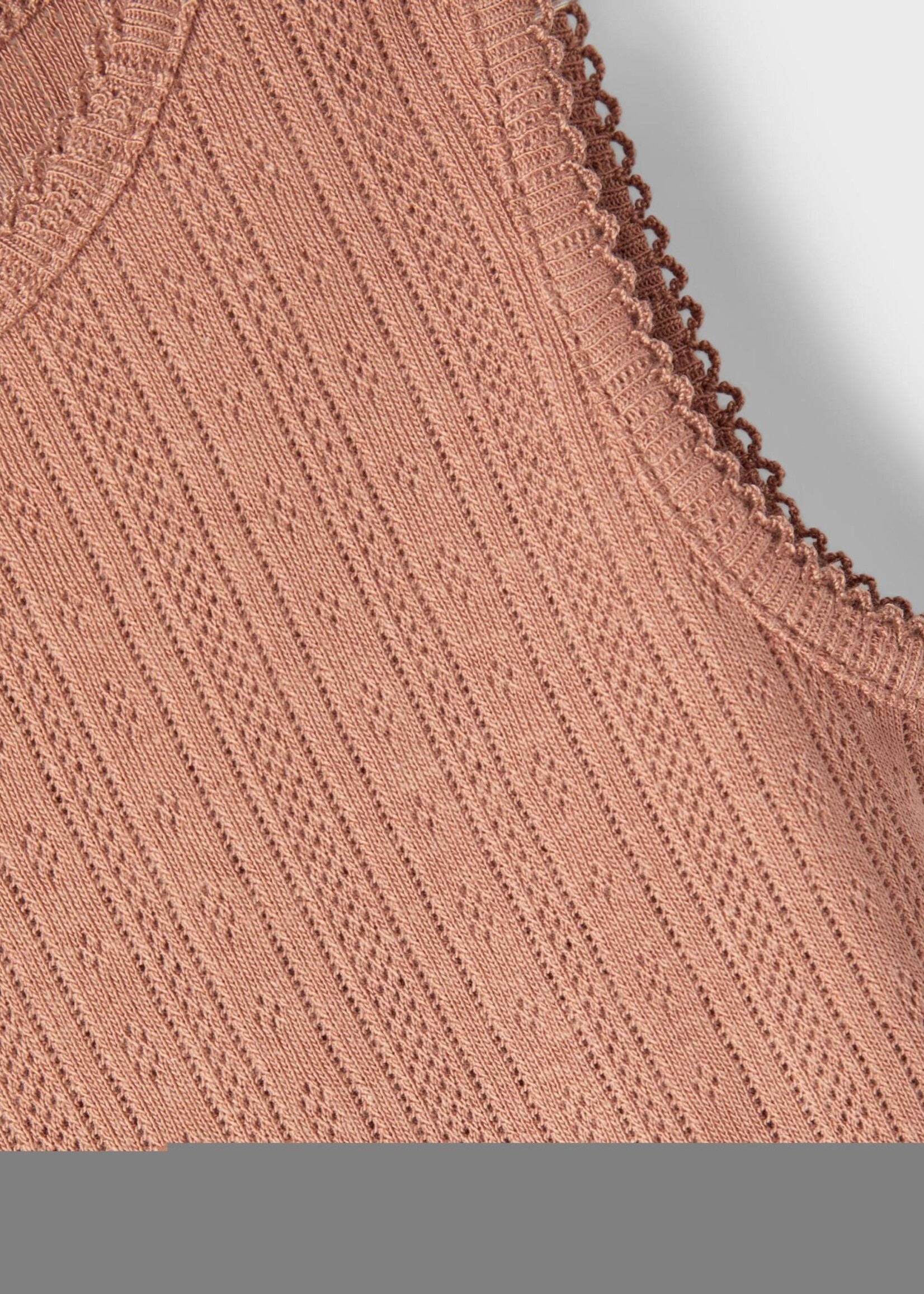 Lil Atelier Rachel slim top Mocha mousse, Lil Atelier