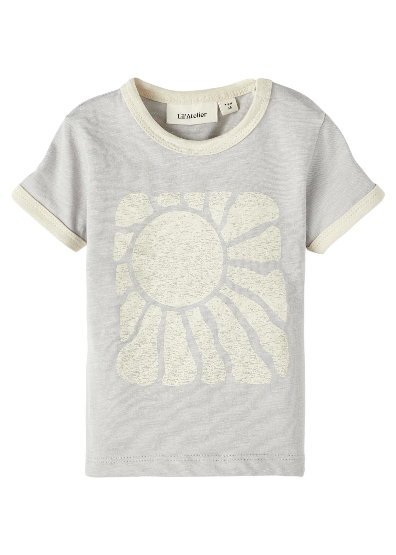 Lil Atelier Loose T-shirt Harbor mist baby, Lil Atelier