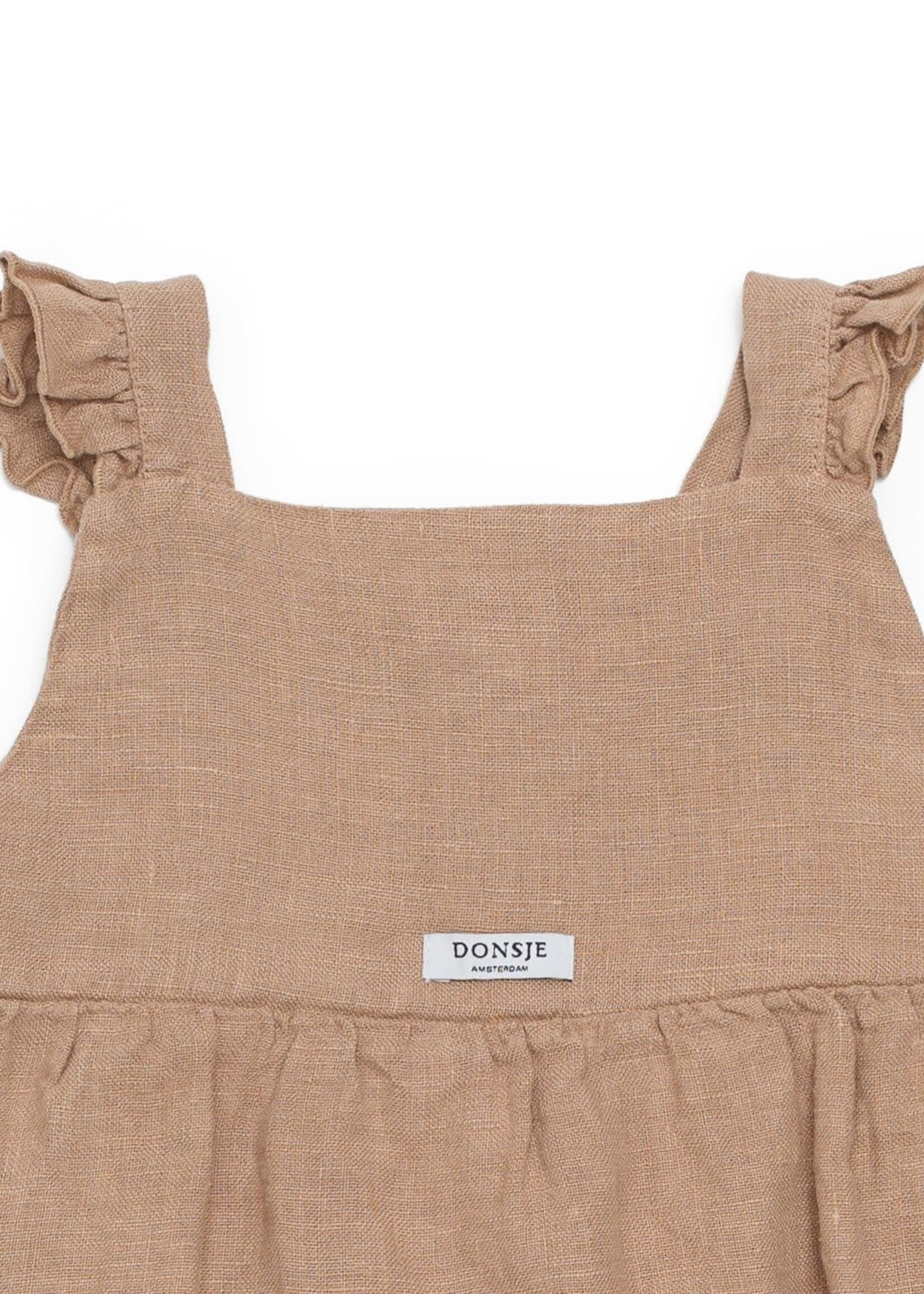 Floor dress Rose Mocha, Donsje Amsterdam