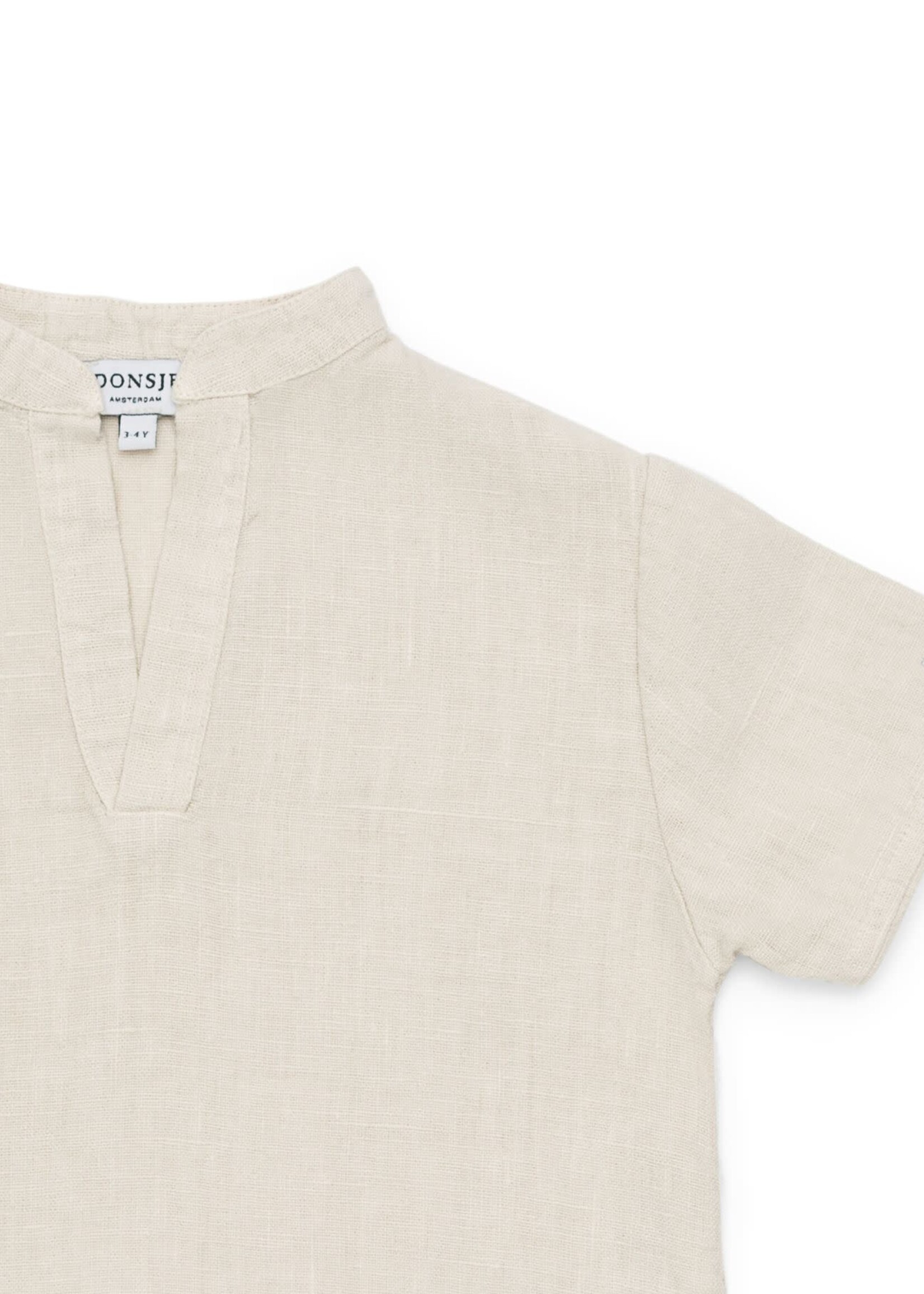 David shirt sand beige, Donsje Amsterdam