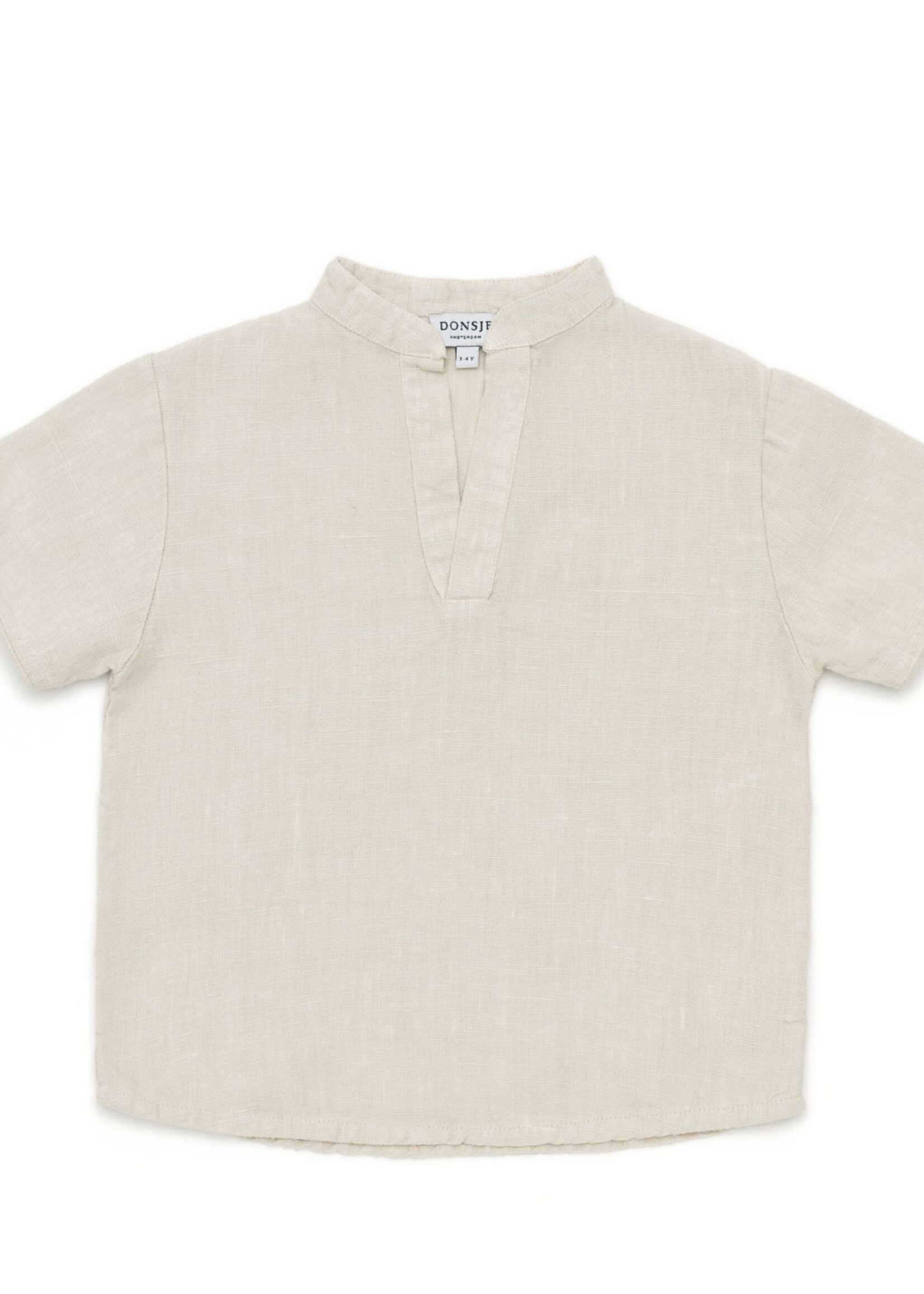 David shirt sand beige, Donsje Amsterdam