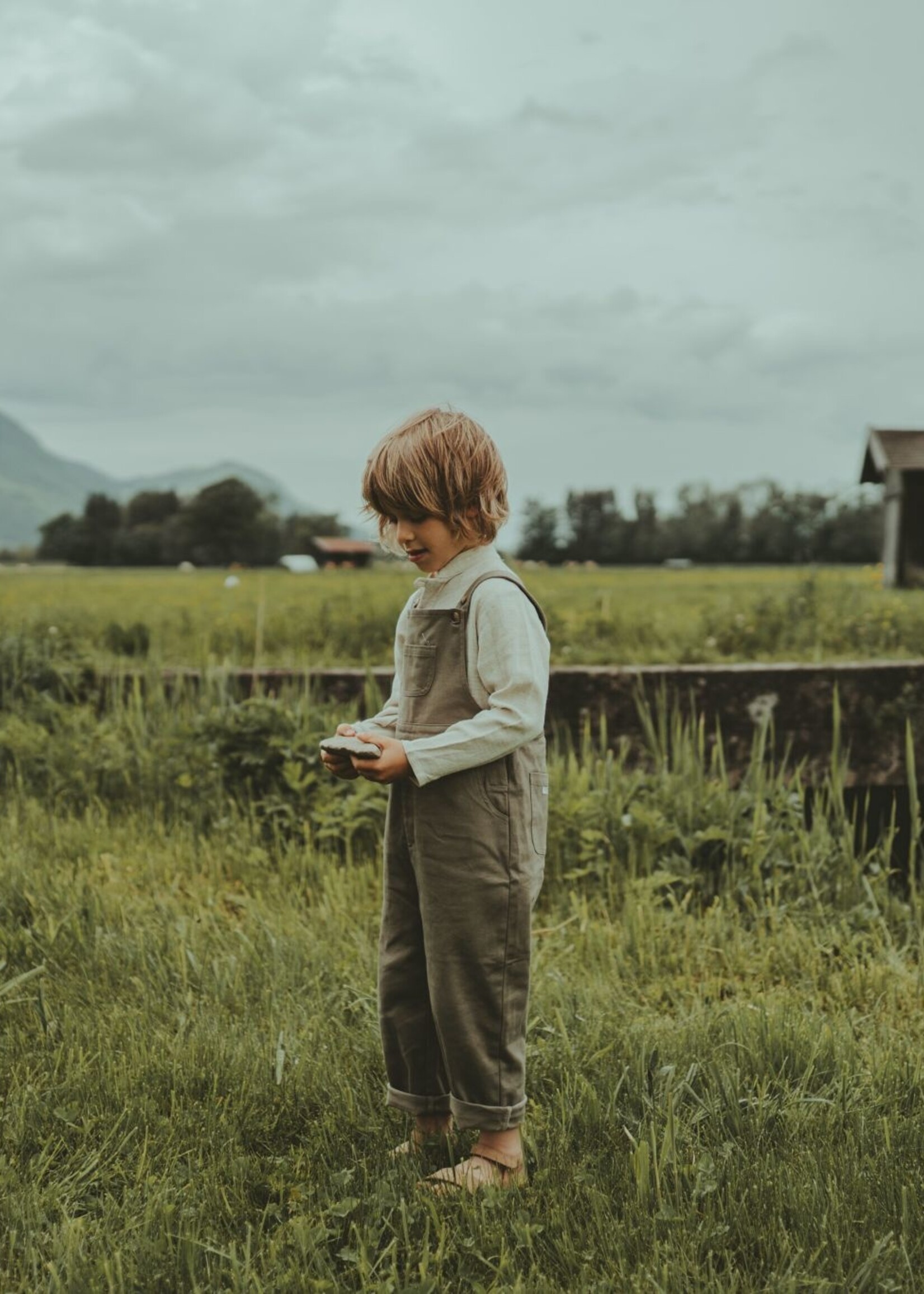 Cooper overall vintage green, Donsje Amsterdam