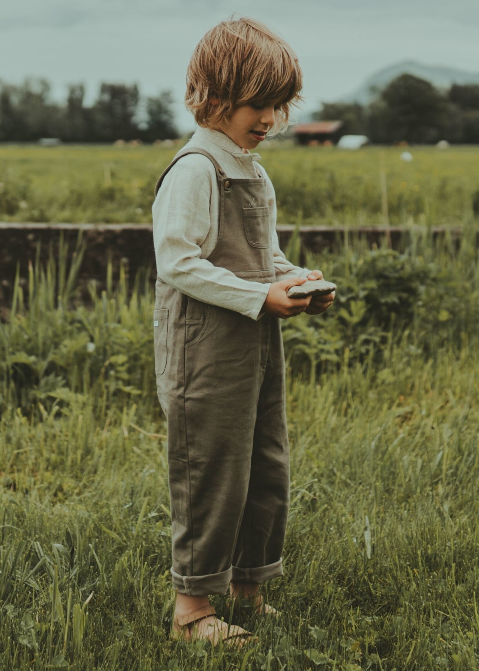 Cooper overall vintage green, Donsje Amsterdam