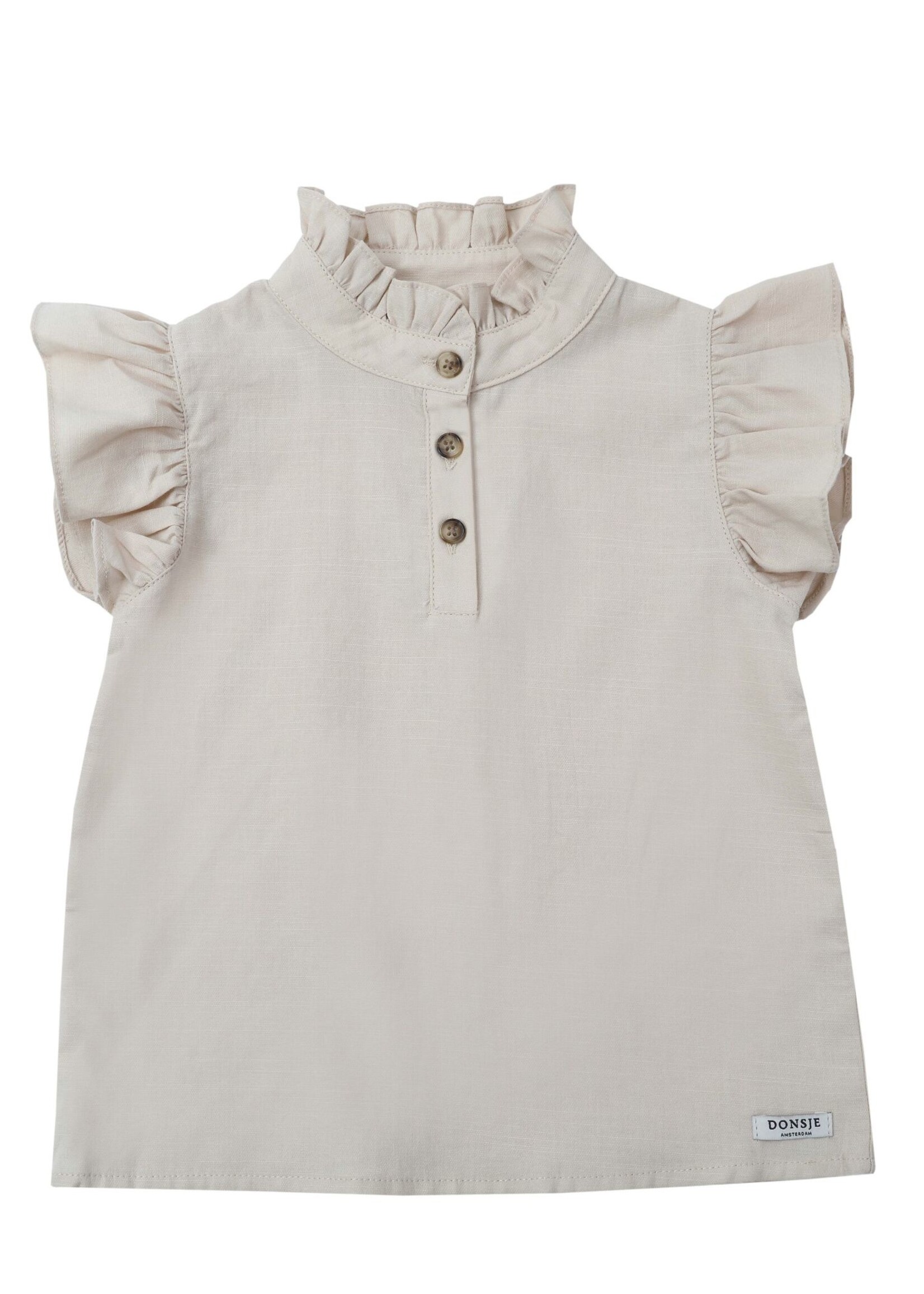 Steffie blouse light powder, Donsje Amsterdam