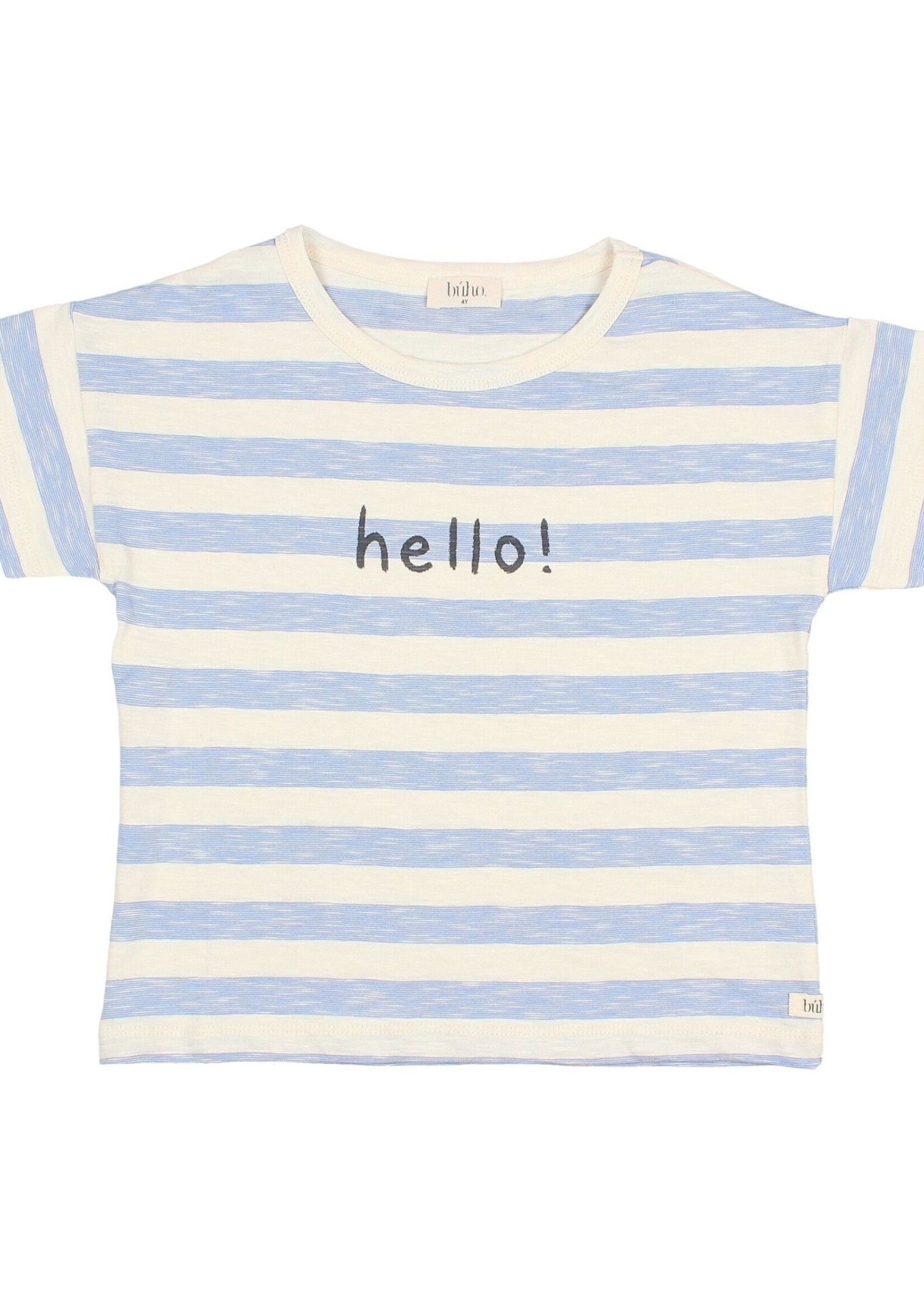 Buho Stripes T-shirt bluette, Buho