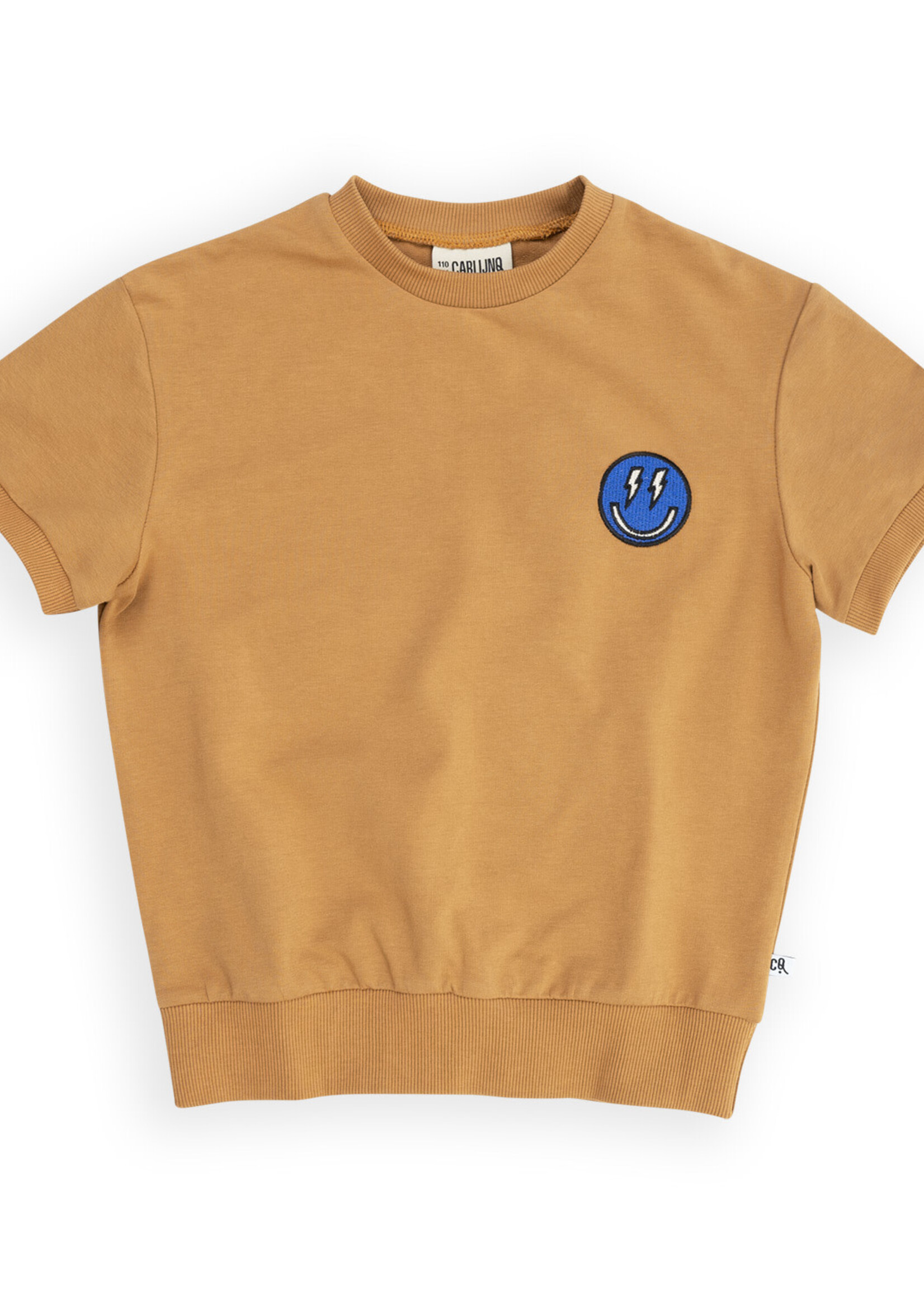 CarlijnQ Smillies sweater short sleeve embroidery,CarlijnQ