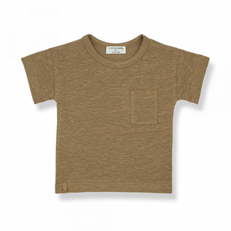 1 + in The Family T-shirt Adolf linen Biscotto, 1+ in the Family