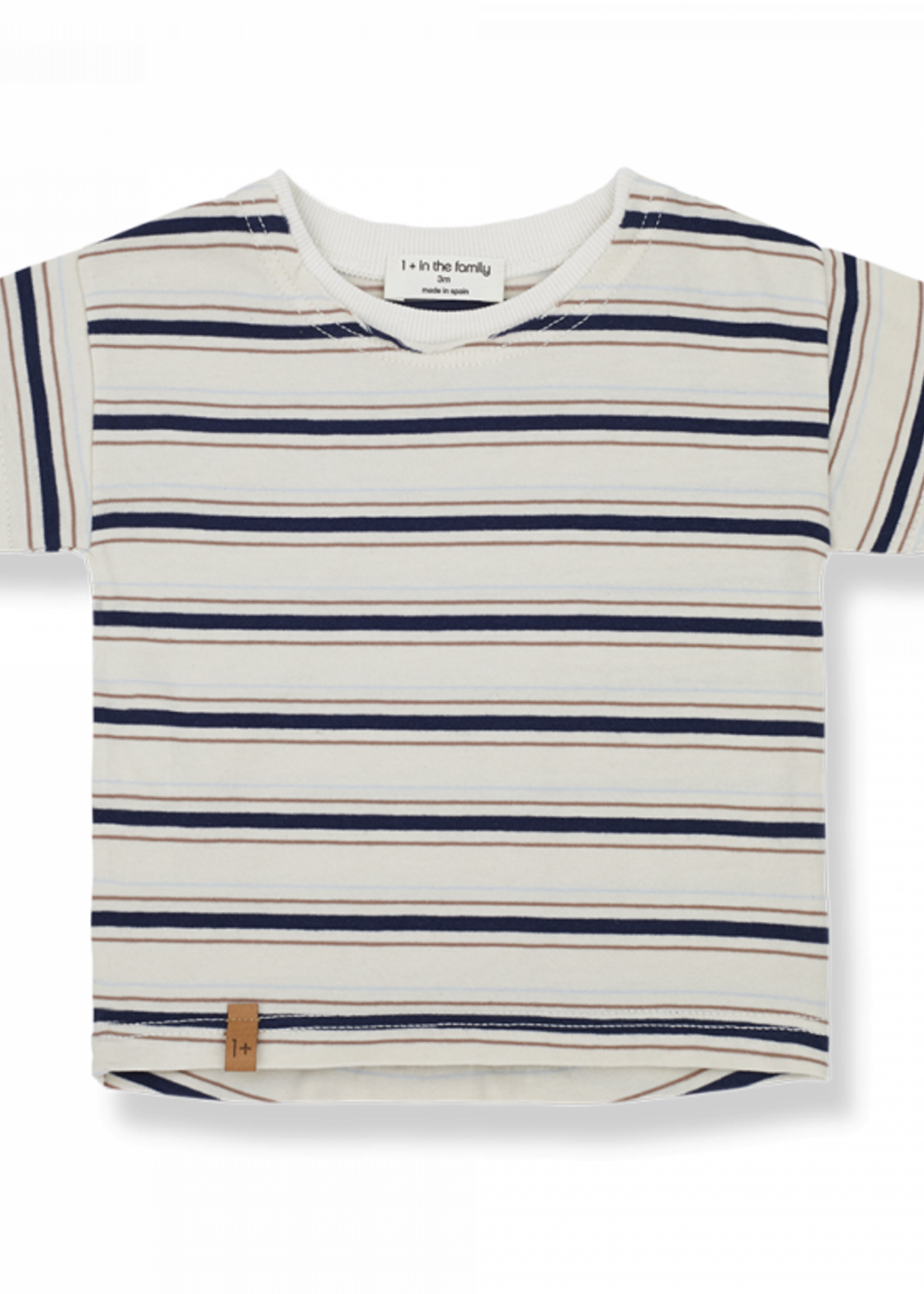 1 + in The Family T-shirt Jones bone stripes, 1+ in the Family