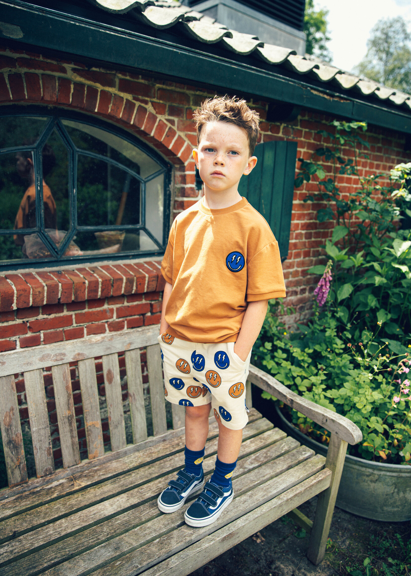 CarlijnQ Smillies sweater short sleeve embroidery,CarlijnQ