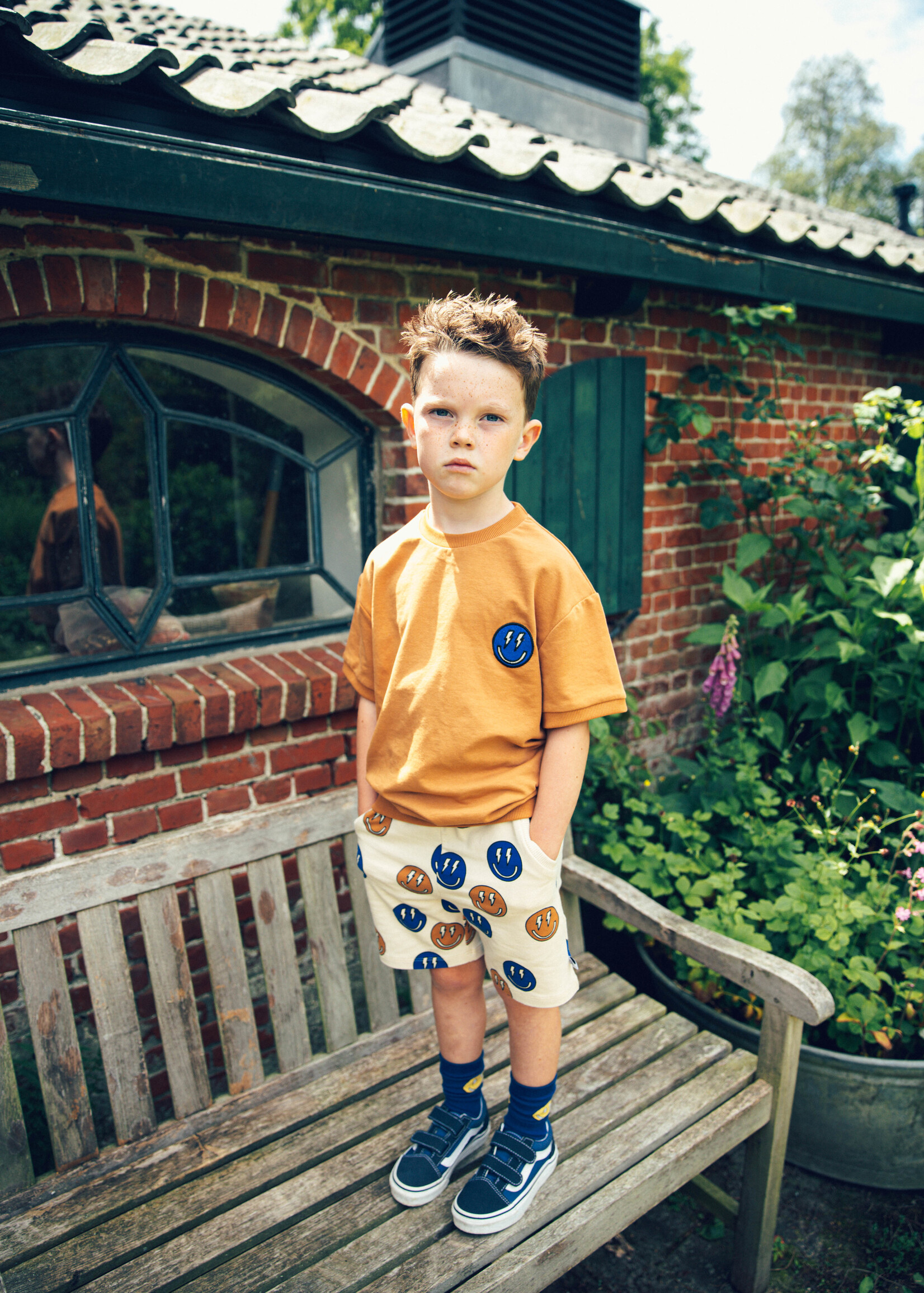 CarlijnQ Smillies sweater short sleeve embroidery,CarlijnQ