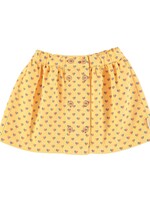 Piupiuchick Short skirt yellow hearts allover, Piupiuchick