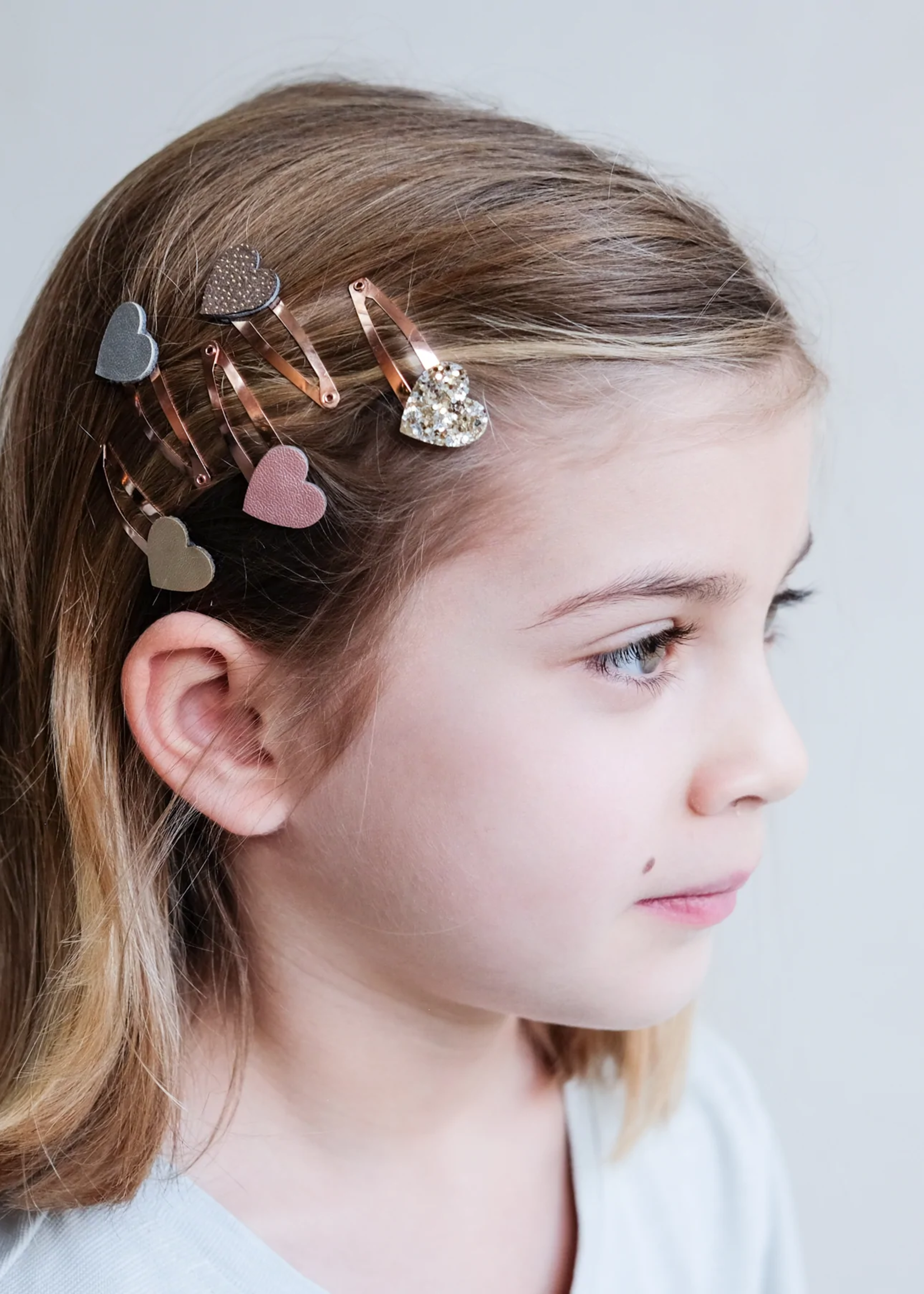 Mimi & Lula Heart mini clips, Mimi & Lula