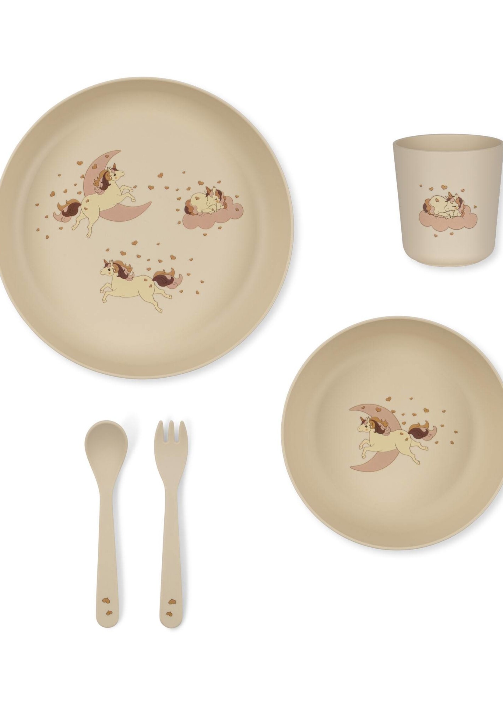 Konges Sjold Dinner set Unicorn, Konges Sjold