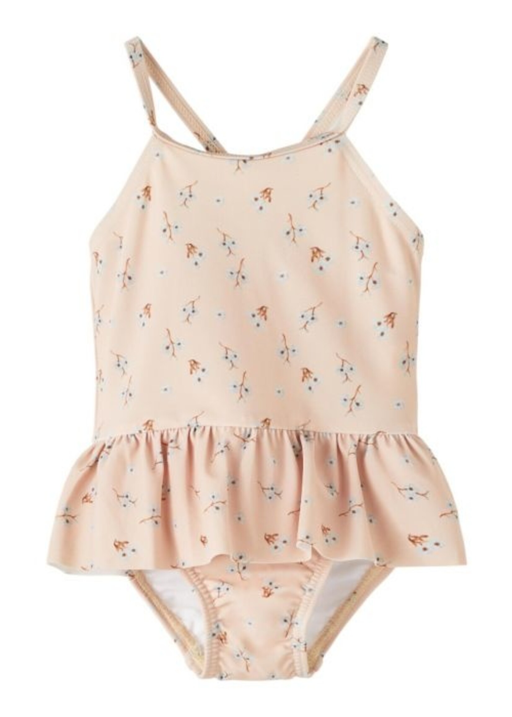 Lil Atelier Fiona strap swimsuit rose dust, Lil Atelier