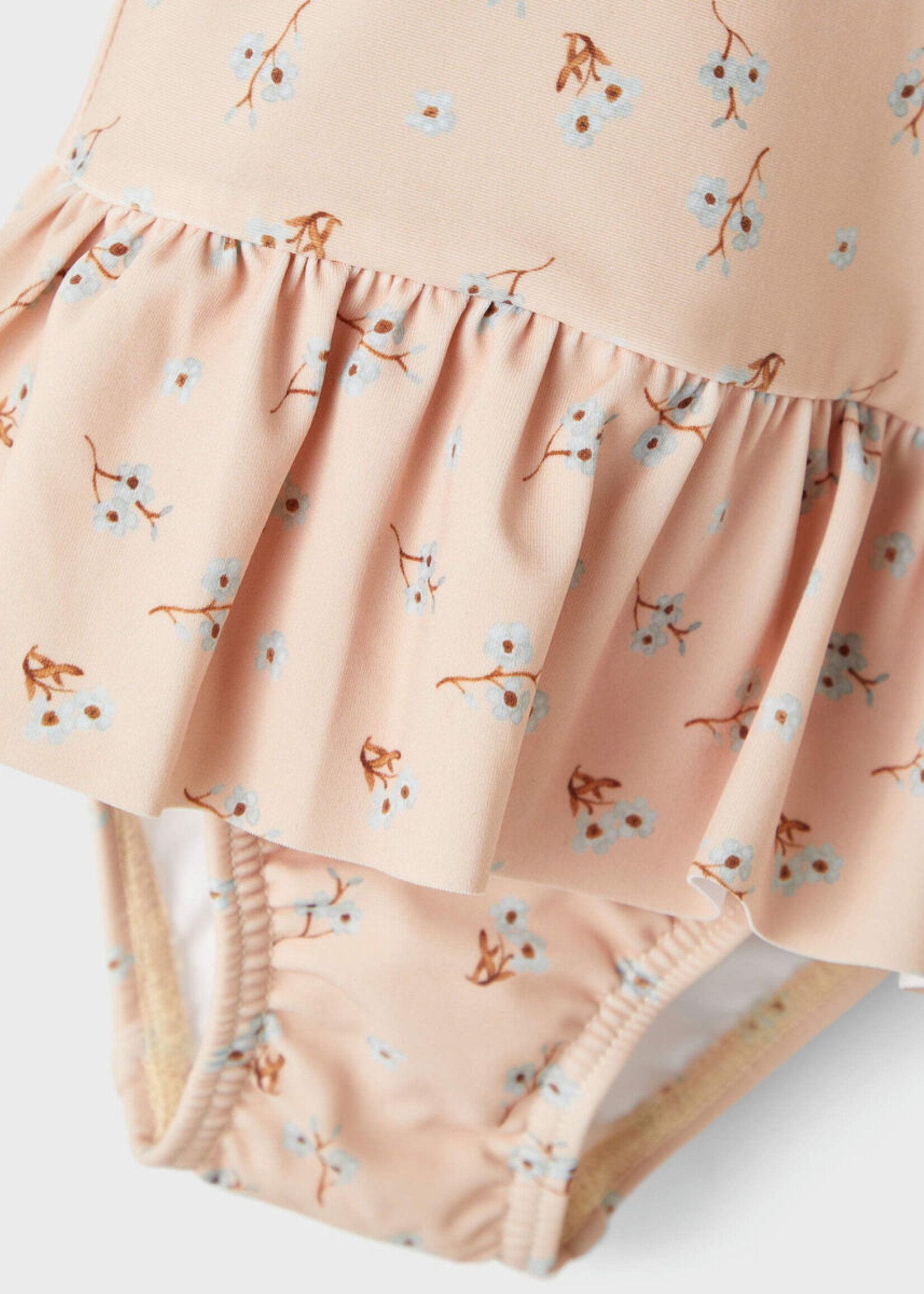 Lil Atelier Fiona strap swimsuit rose dust, Lil Atelier