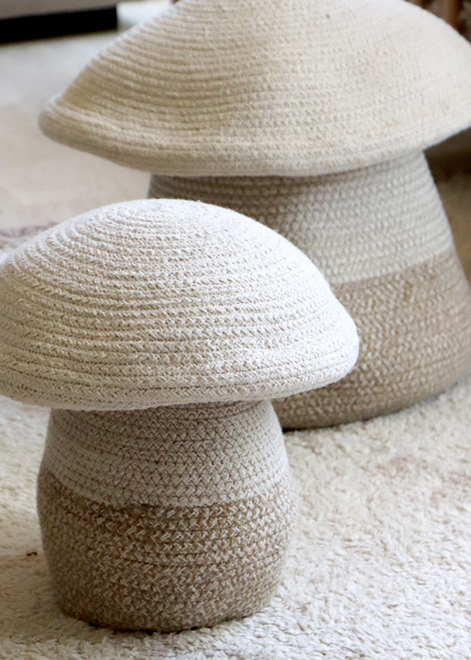 Lorena Canals Mushroom basket, Lorena Canals