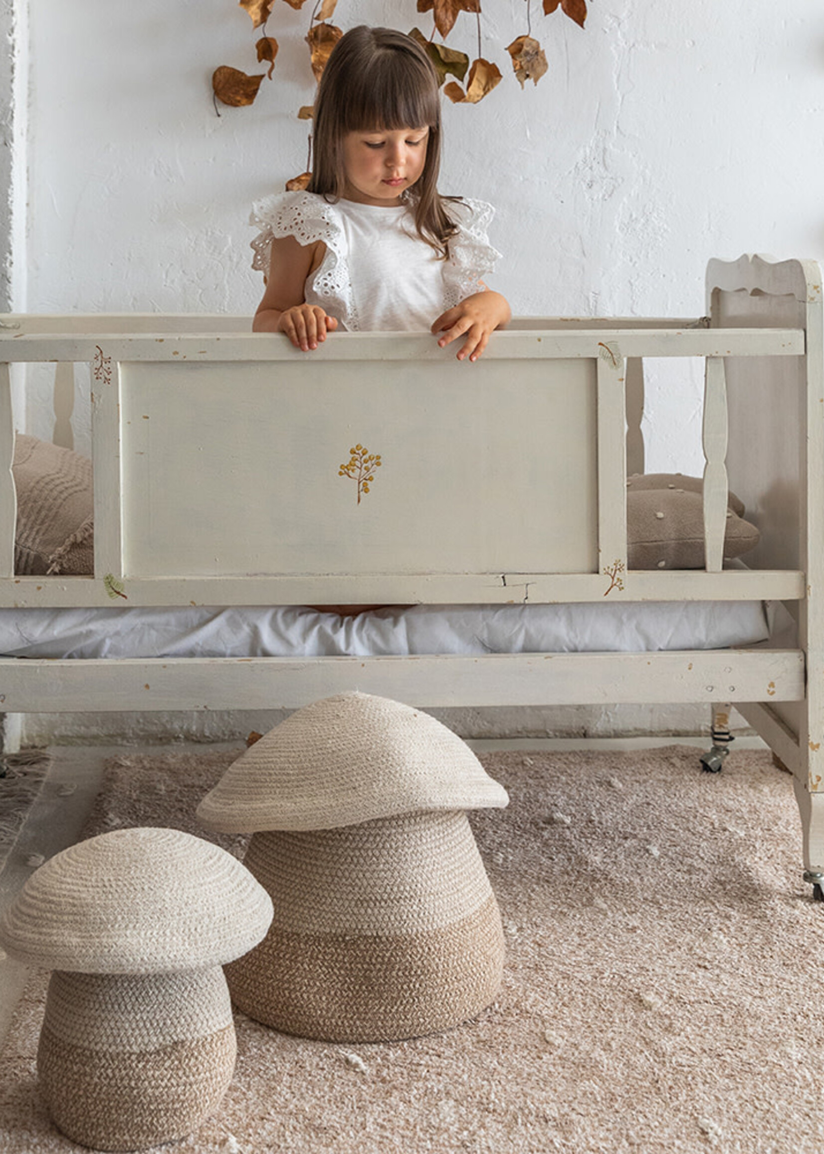 Lorena Canals Mushroom basket, Lorena Canals