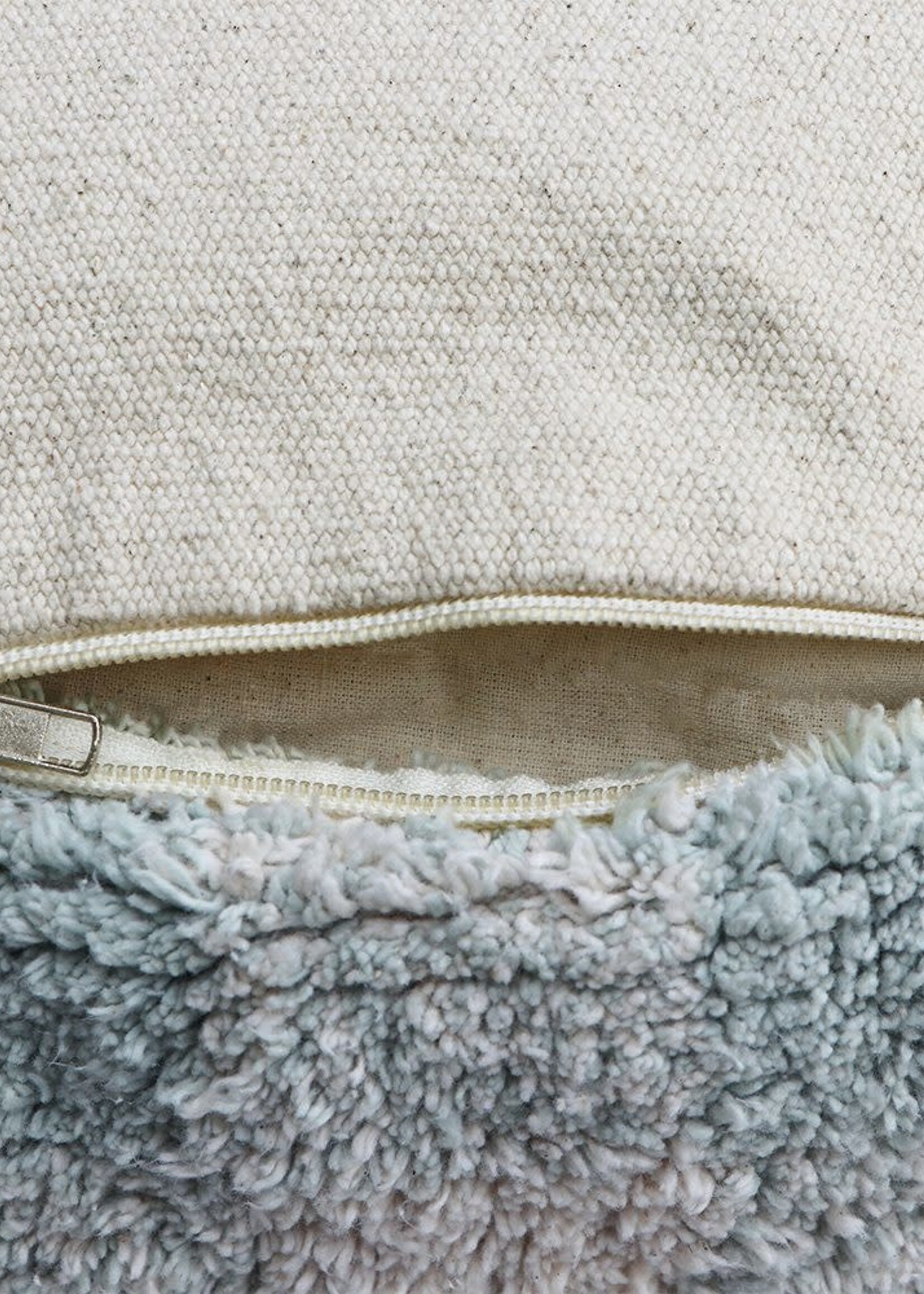 Lorena Canals Poef Vichy,  blue sage Lorena Canals