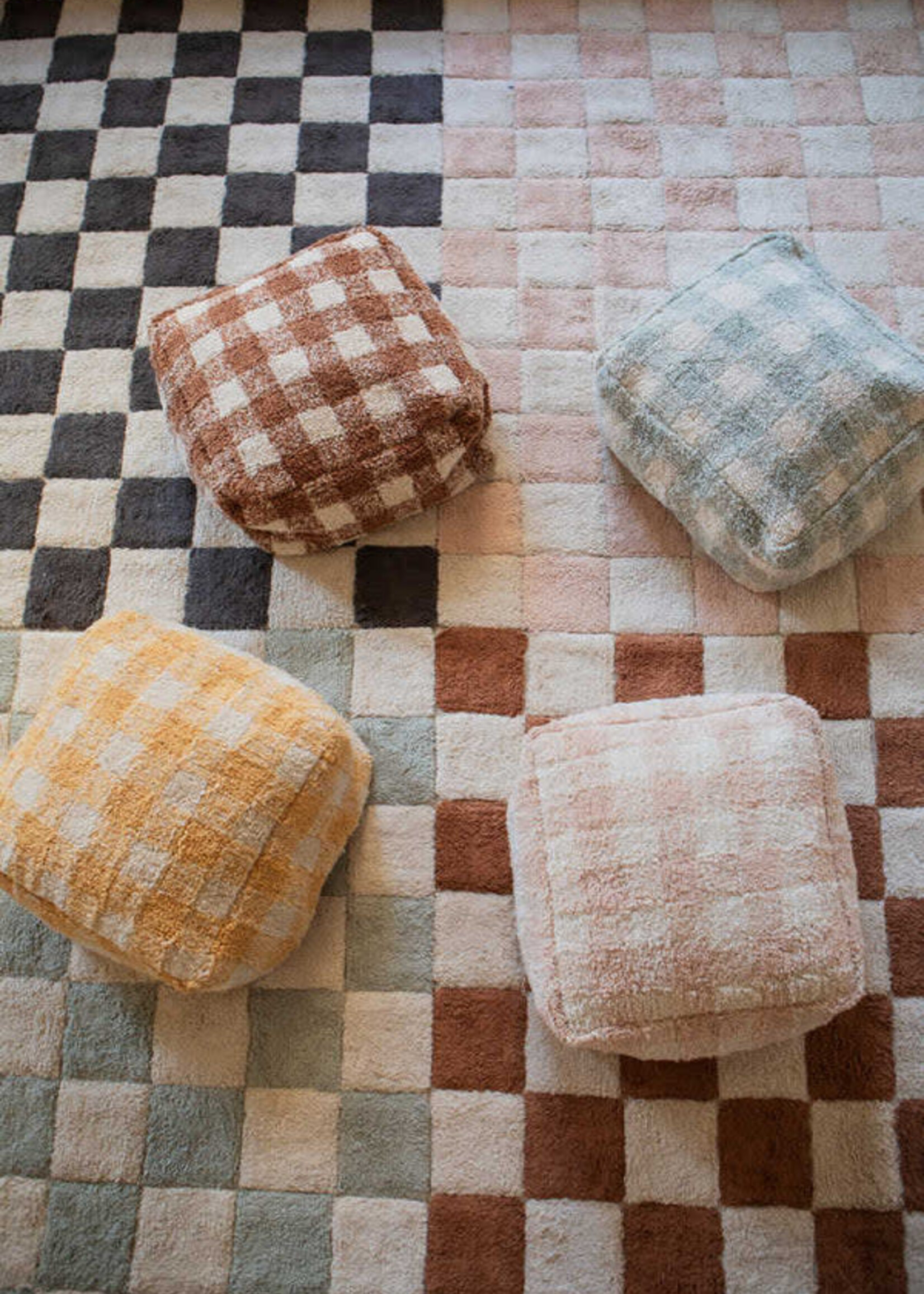 Lorena Canals Poef Vichy,  blue honey Lorena Canals