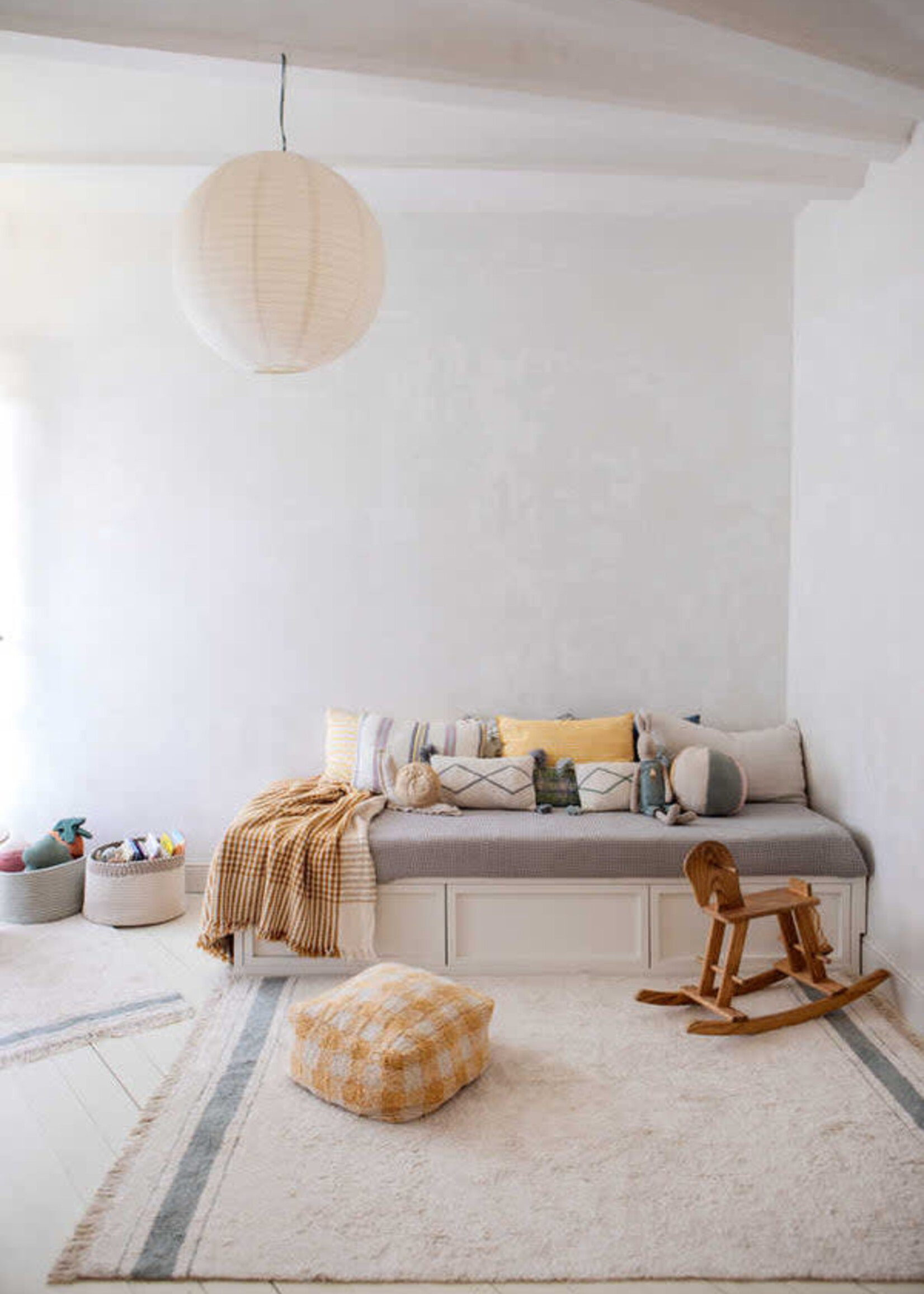 Lorena Canals Poef Vichy,  blue honey Lorena Canals