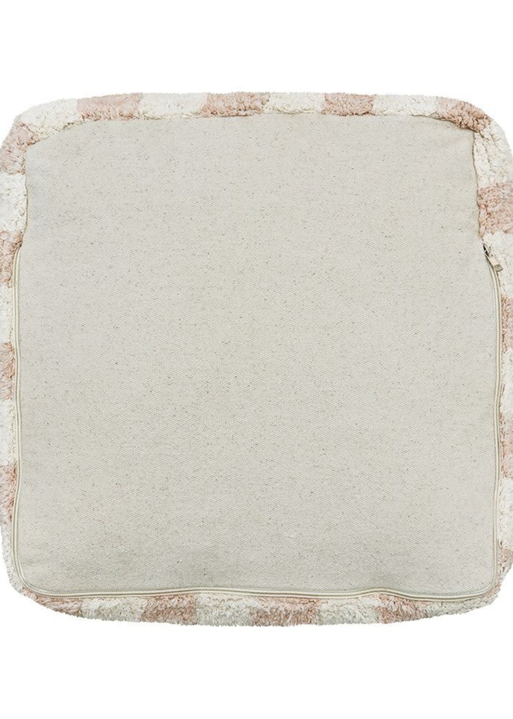 Lorena Canals Poef Vichy,  rose Lorena Canals