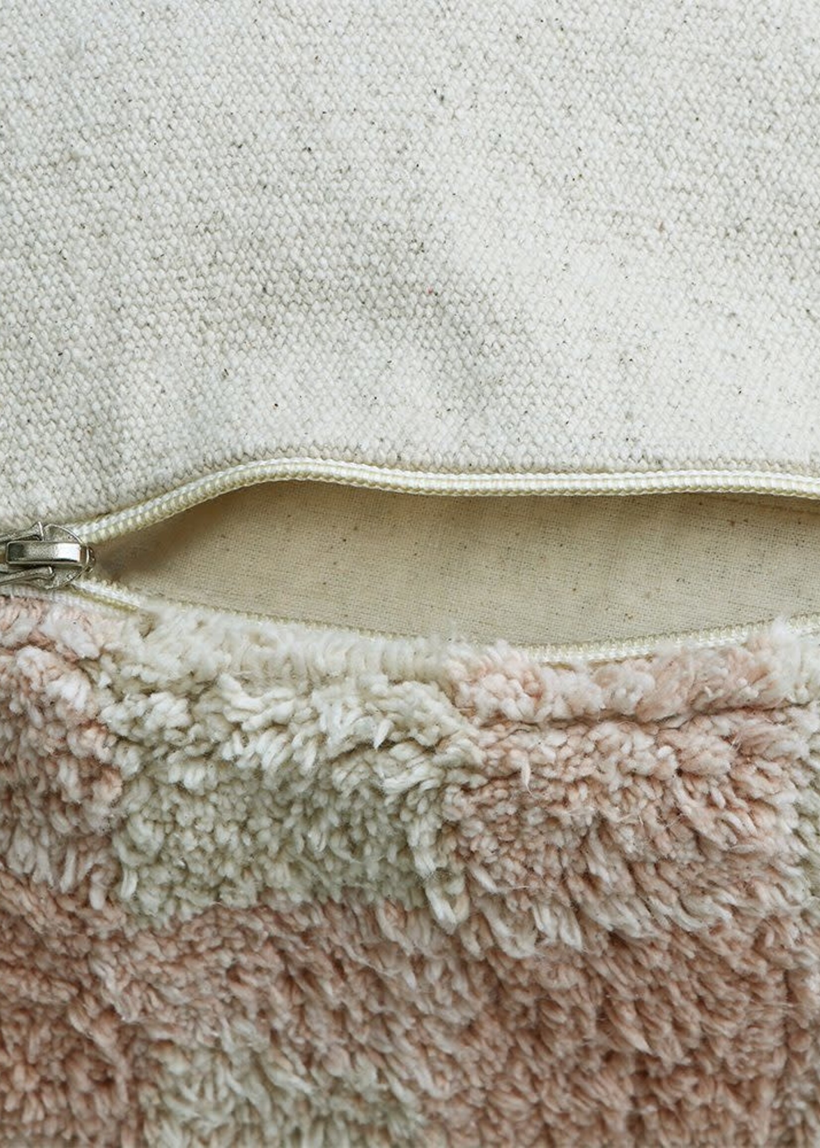 Lorena Canals Poef Vichy,  rose Lorena Canals