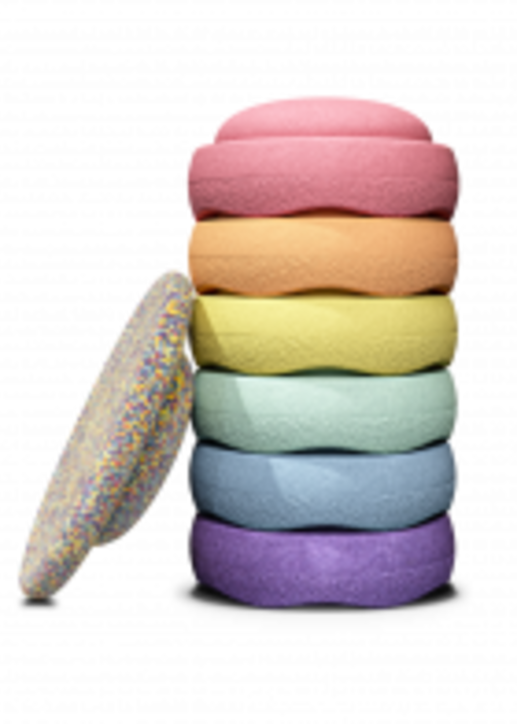 Stapelstein Rainbow set Pastel, Stapelstein