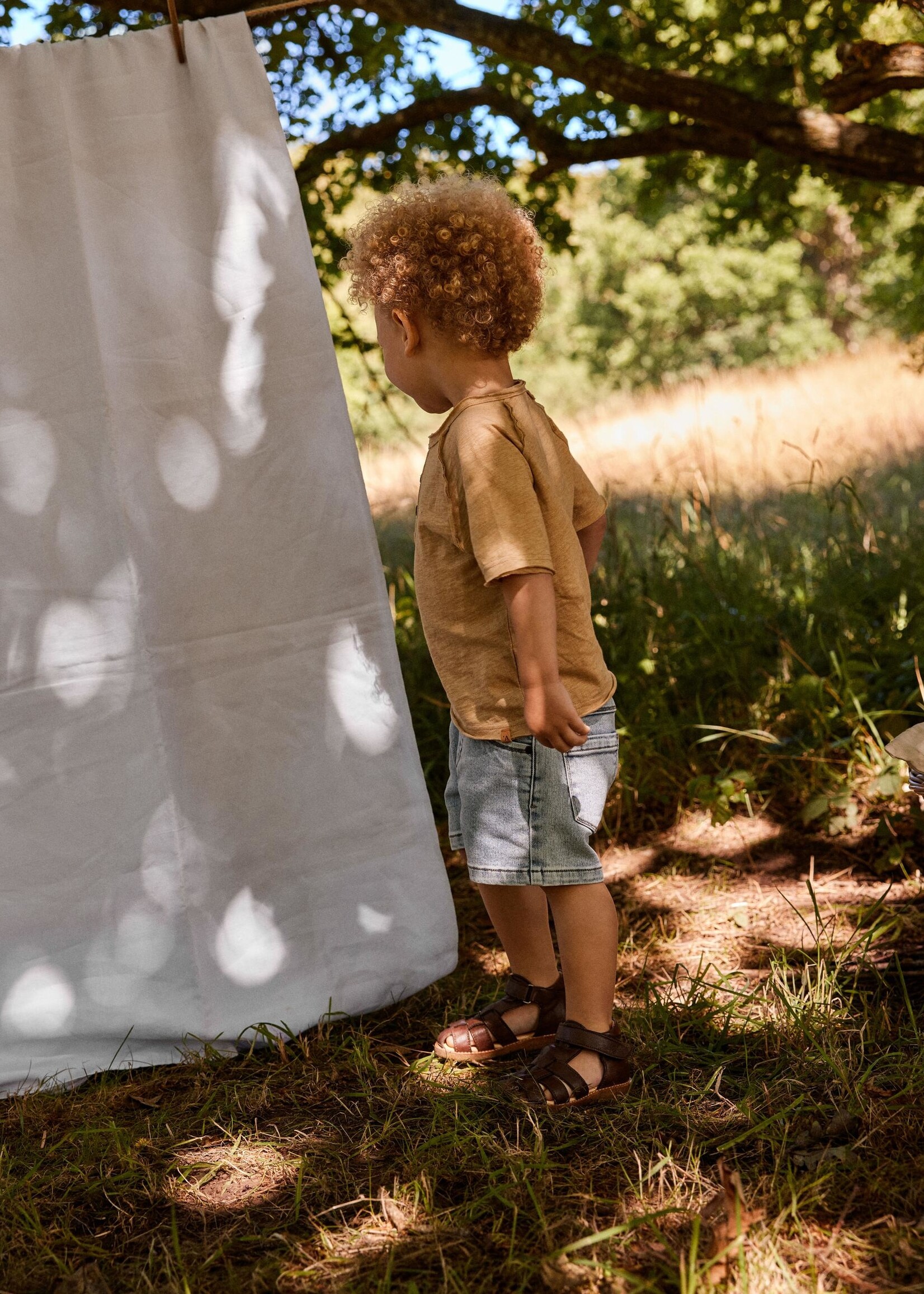 Lil Atelier Loose denim shorts, Lil Atelier