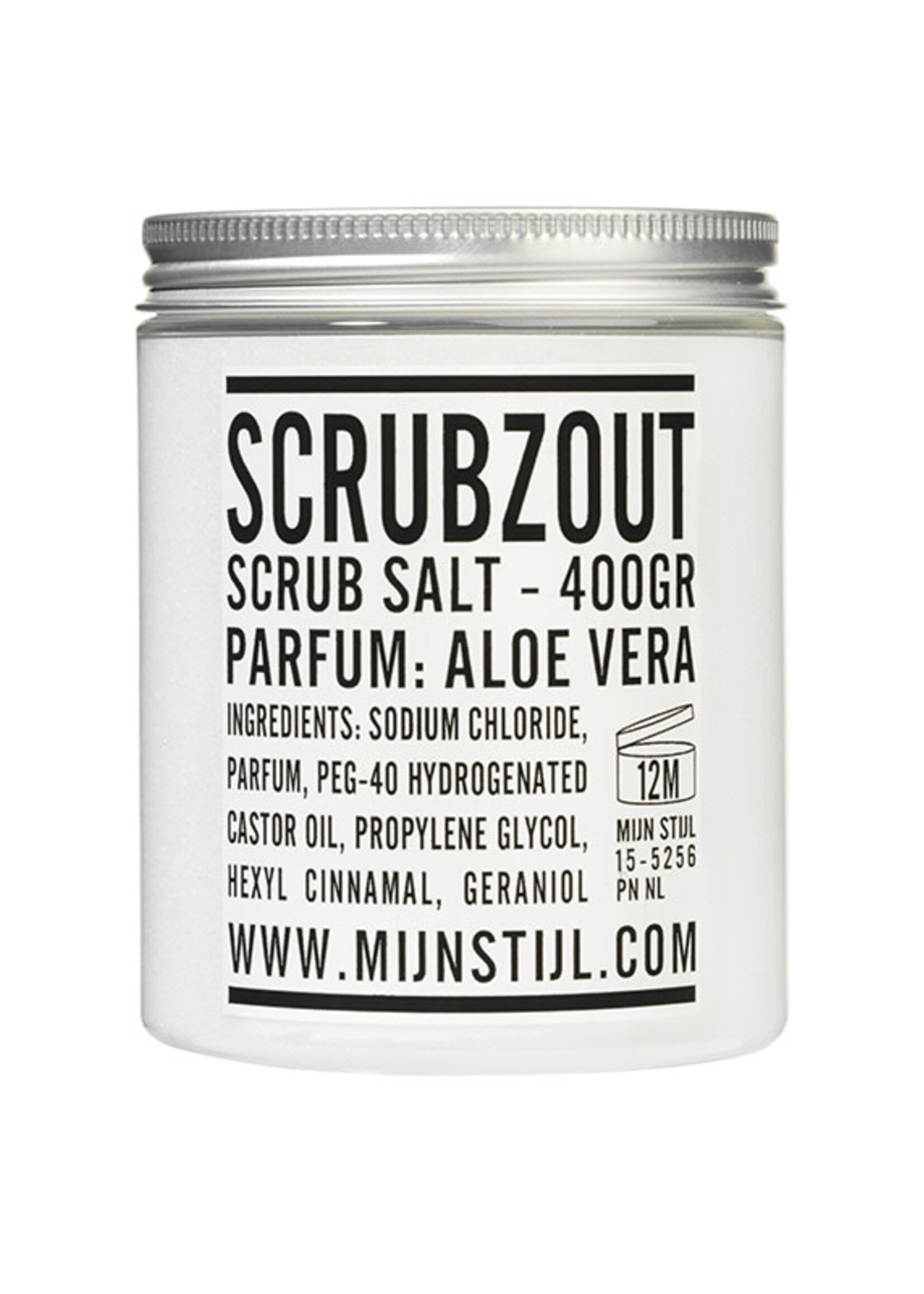Mijn Stijl Scrubzout 400 gram parfum Aloe Vera, Mijn Stijl