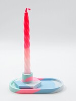 Sounds Like Yellow Tray & candleholder set neon tornado, Sounds like Yellow