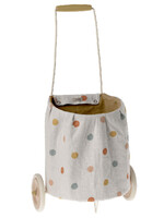Maileg Trolley multidot yellow, Maileg