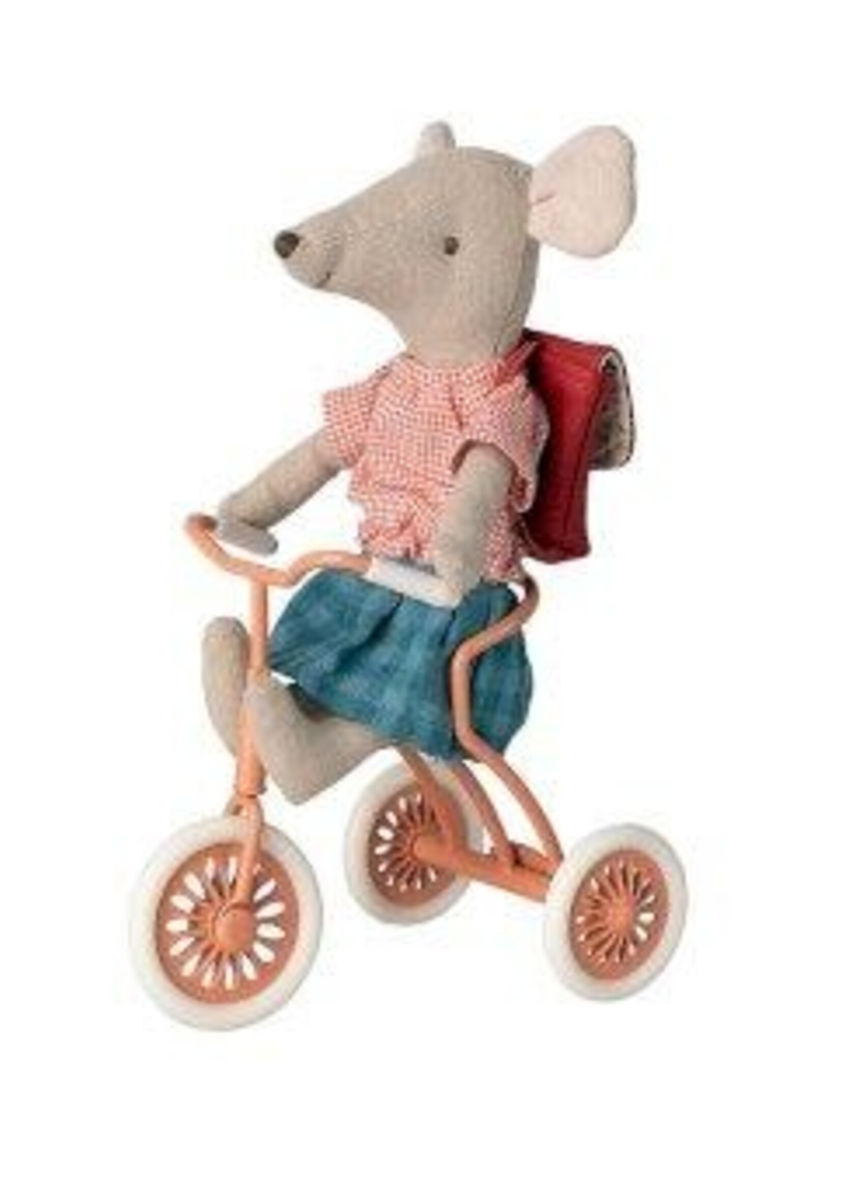 Maileg Abri a tricycle, Coral, Maileg