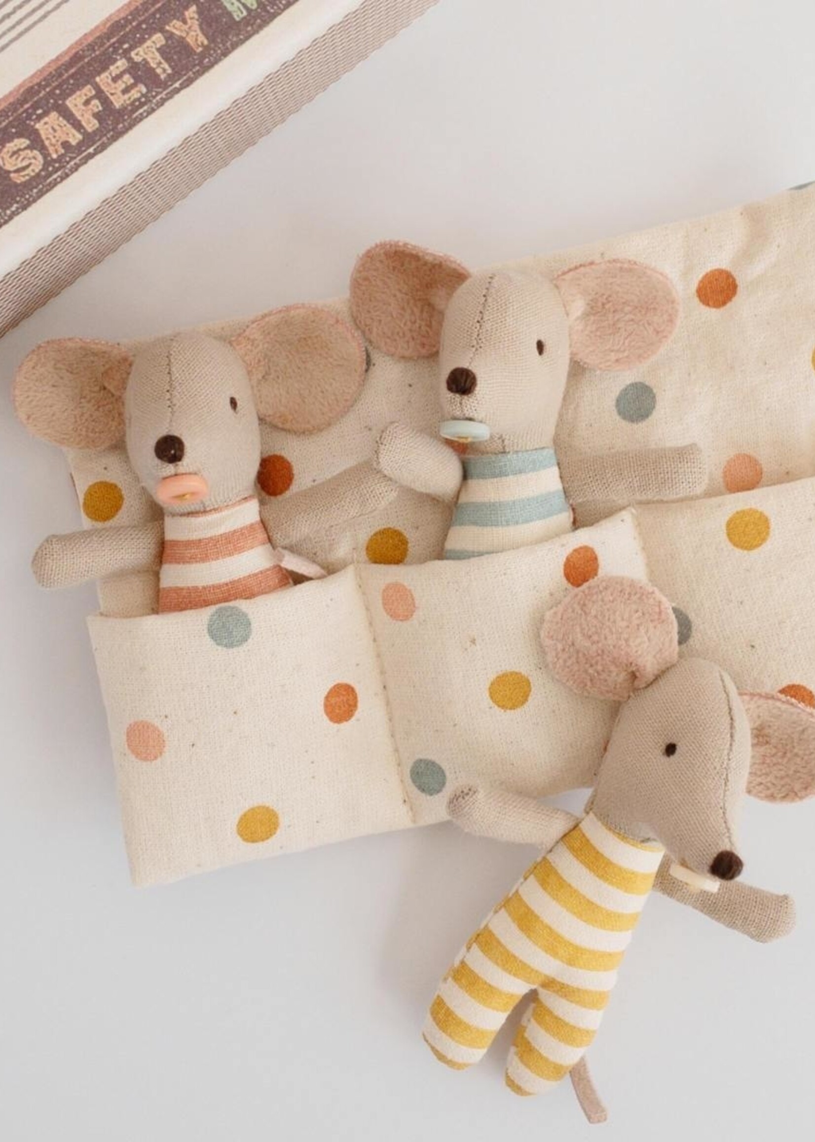 Maileg Babymice in box triplets, maileg