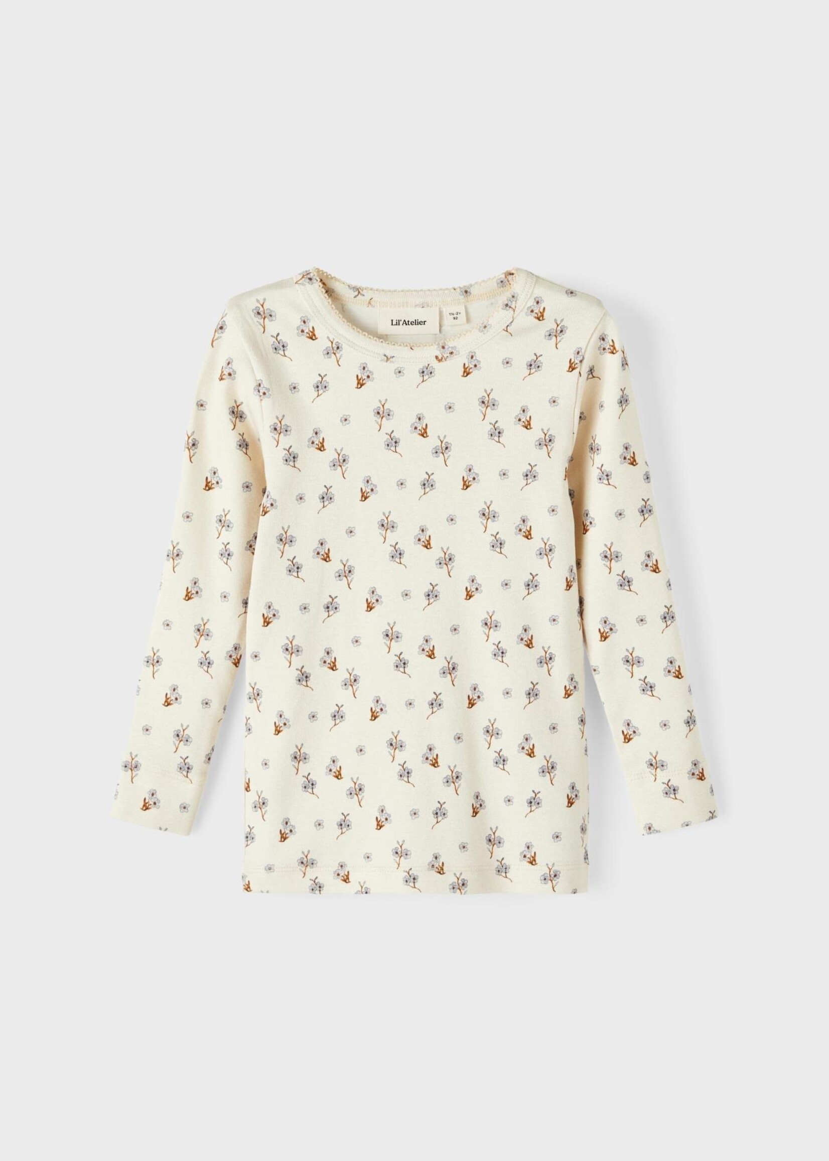 Lil Atelier Gaya slim top turtledove, Lil Atelier