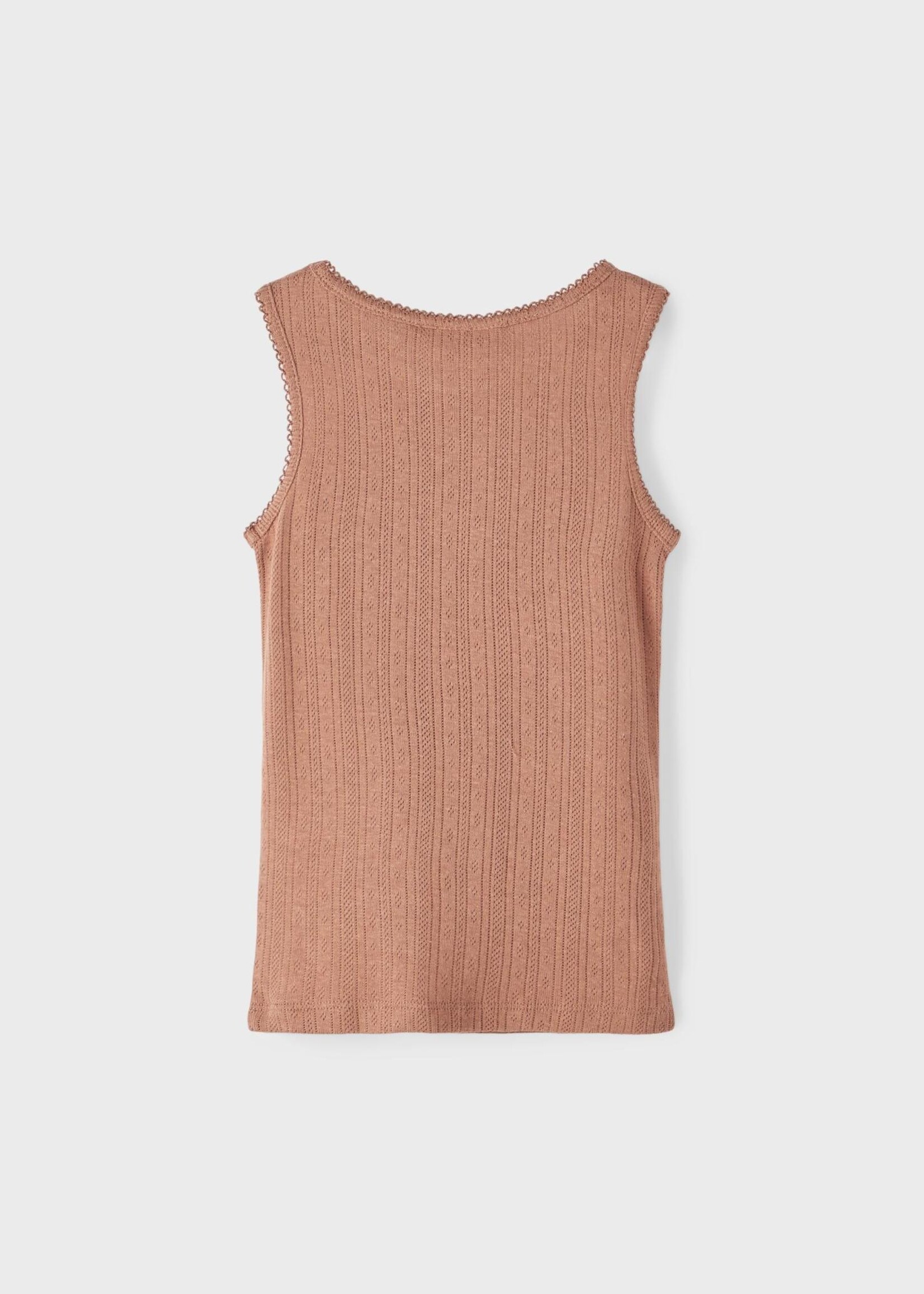 Lil Atelier Rachel slim top Mocha mousse, Lil Atelier