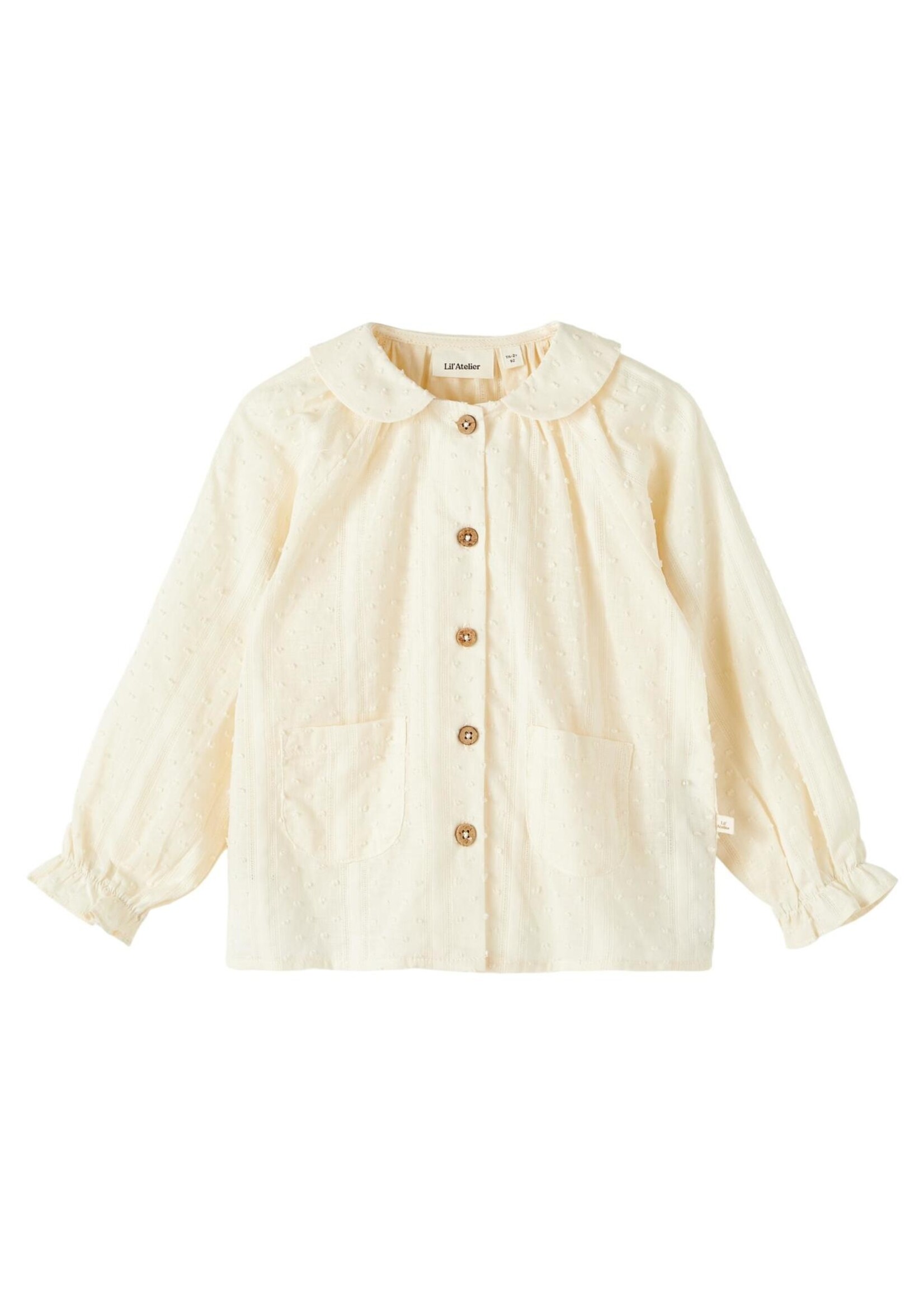 Lil Atelier Danya loose shirt turtledove, Lil Atelier