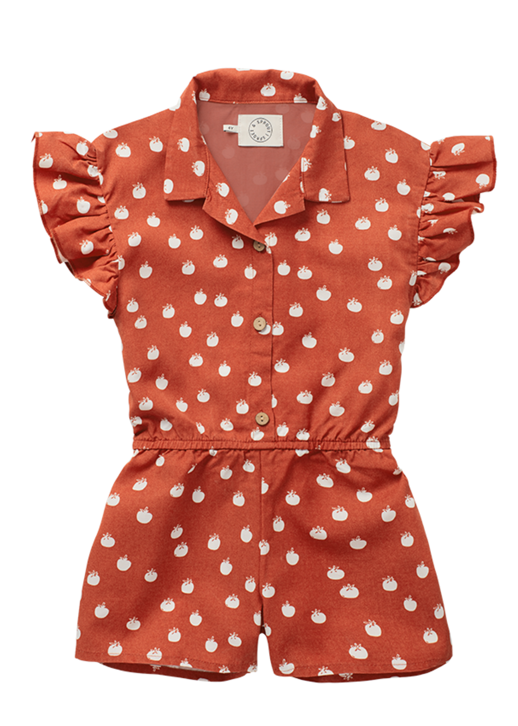 Sproet & Sprout Jumpsuit tomato print, Sproet & Sprout