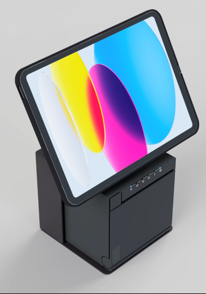 Supporto iPad 10,9" 11.Gen con alloggio stampante