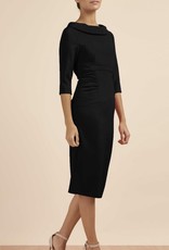 PRETTY DRESS COMPANY PRETTY DRESS TINSLEY ROLL COLLAR PENCIL DRESS