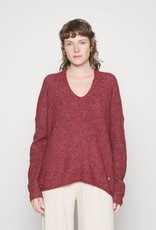 MOSMOSH THORA WIDE V-NECK KNIT  COLOURS 134540 BY MOSMOSH