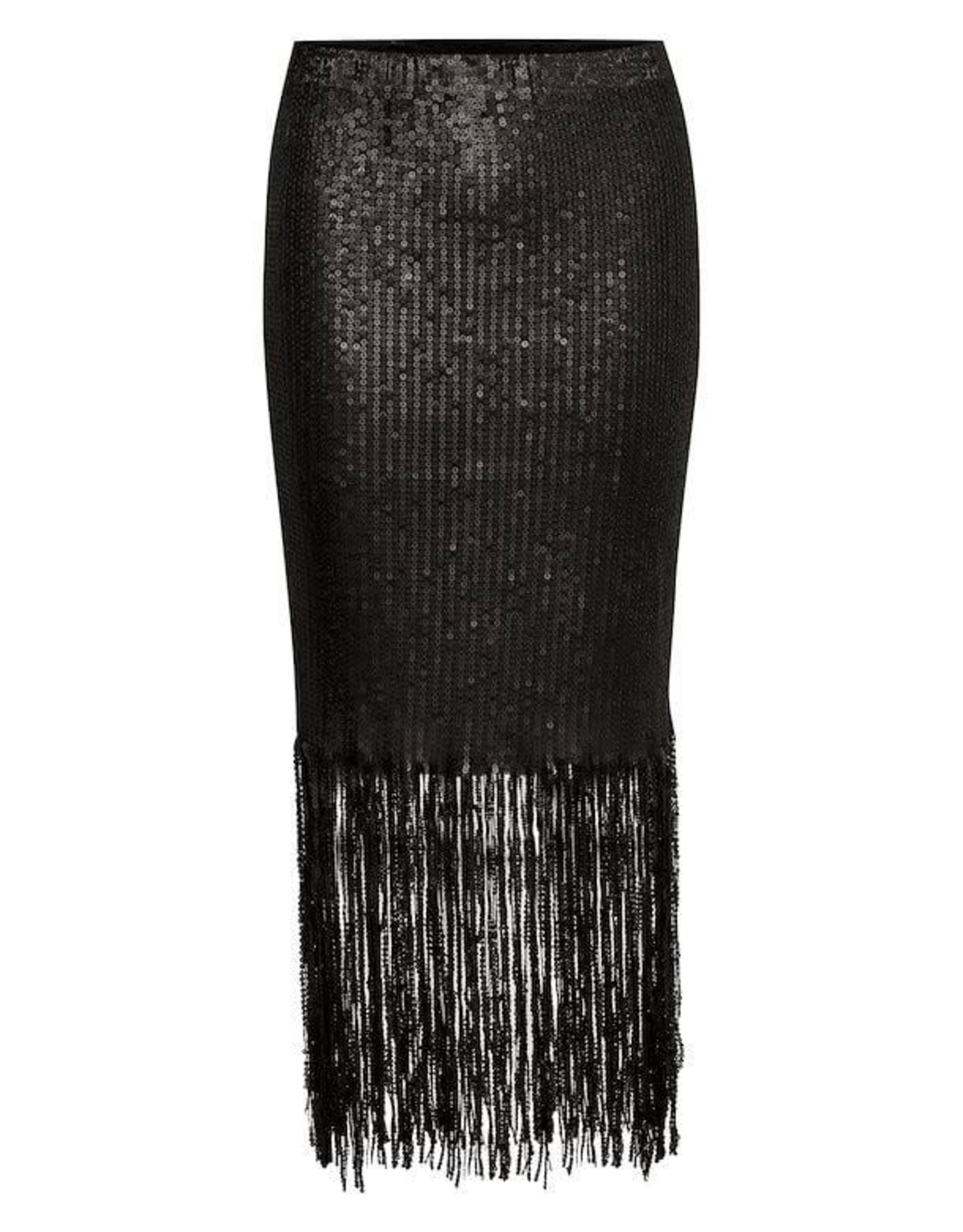 SOAKED NICOLE SEQUIN SKIRT W FRINGE BY SOAKED 30404450