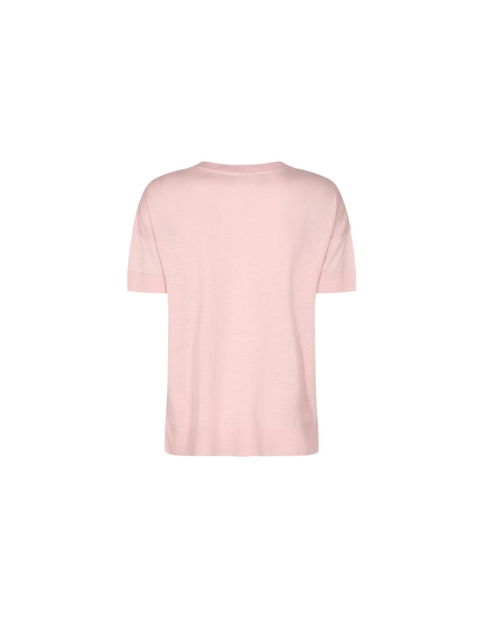 MOSMOSH SWANN OPEN NECK TEE / JUMPER S/S 150540 MOSMOSH