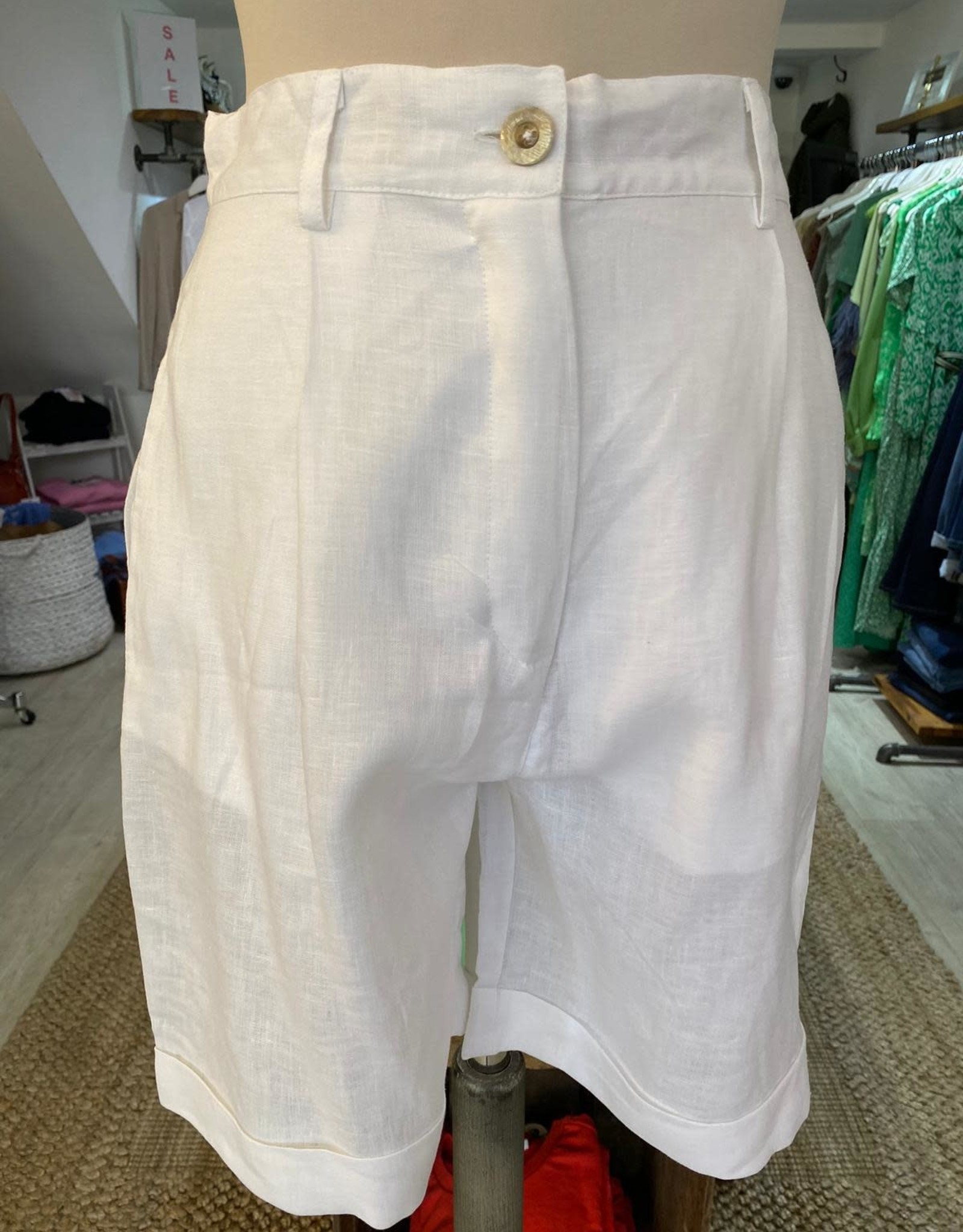 HARIS LINEN OF GREECE HARIS 100% BERMUDA SHORTS BRM5013