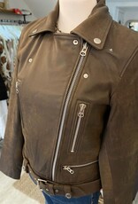 MOSMOSH ALMINA  LEATHER JACKET 156840 W23