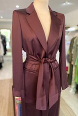 EMME BY MAX MARA MATITA 2 PIECE SATIN TROUSER SUIT BY EMME W23